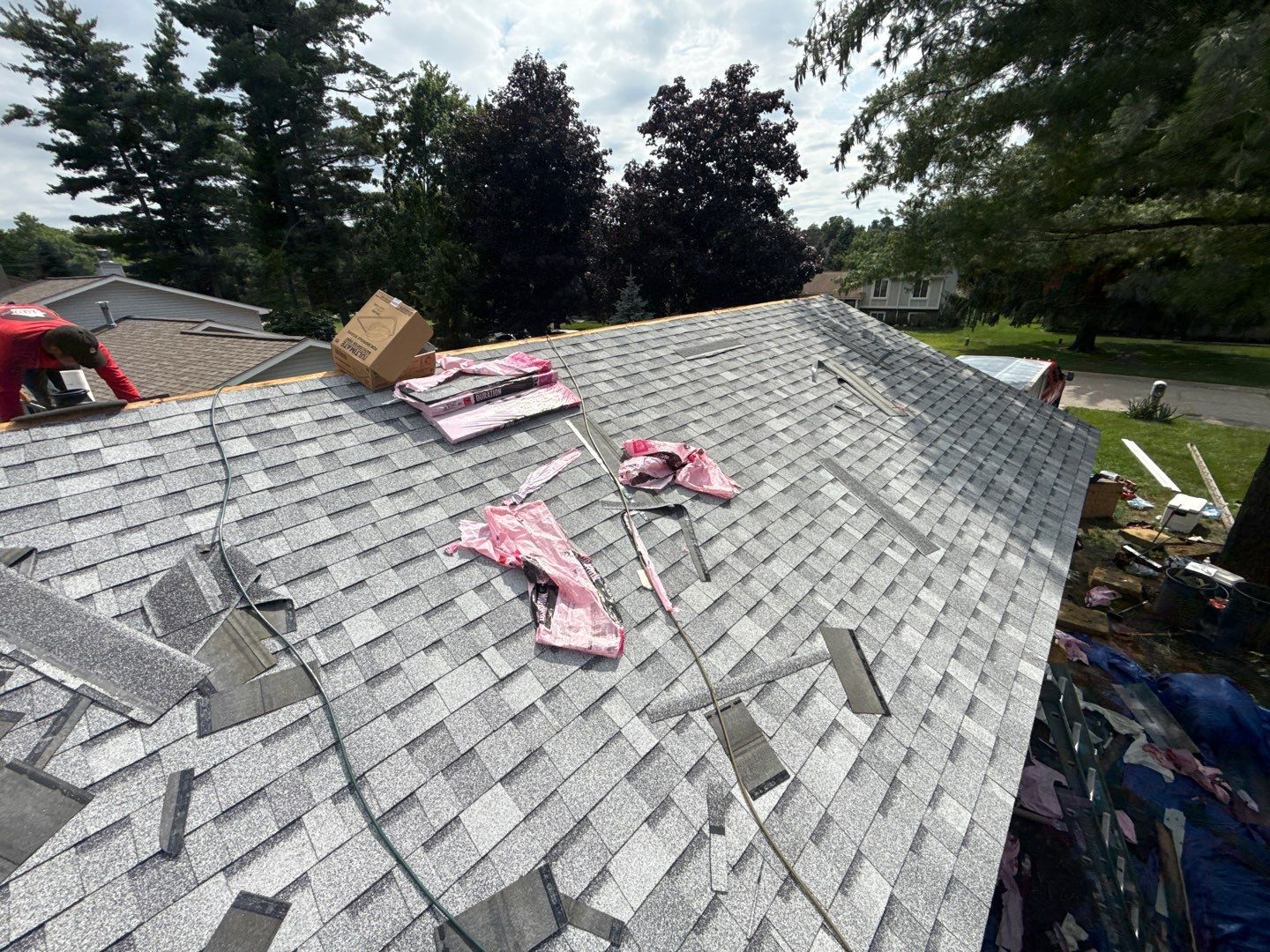 Roof Replacement using Owens Corning Tru Definitions by 180 Contractors