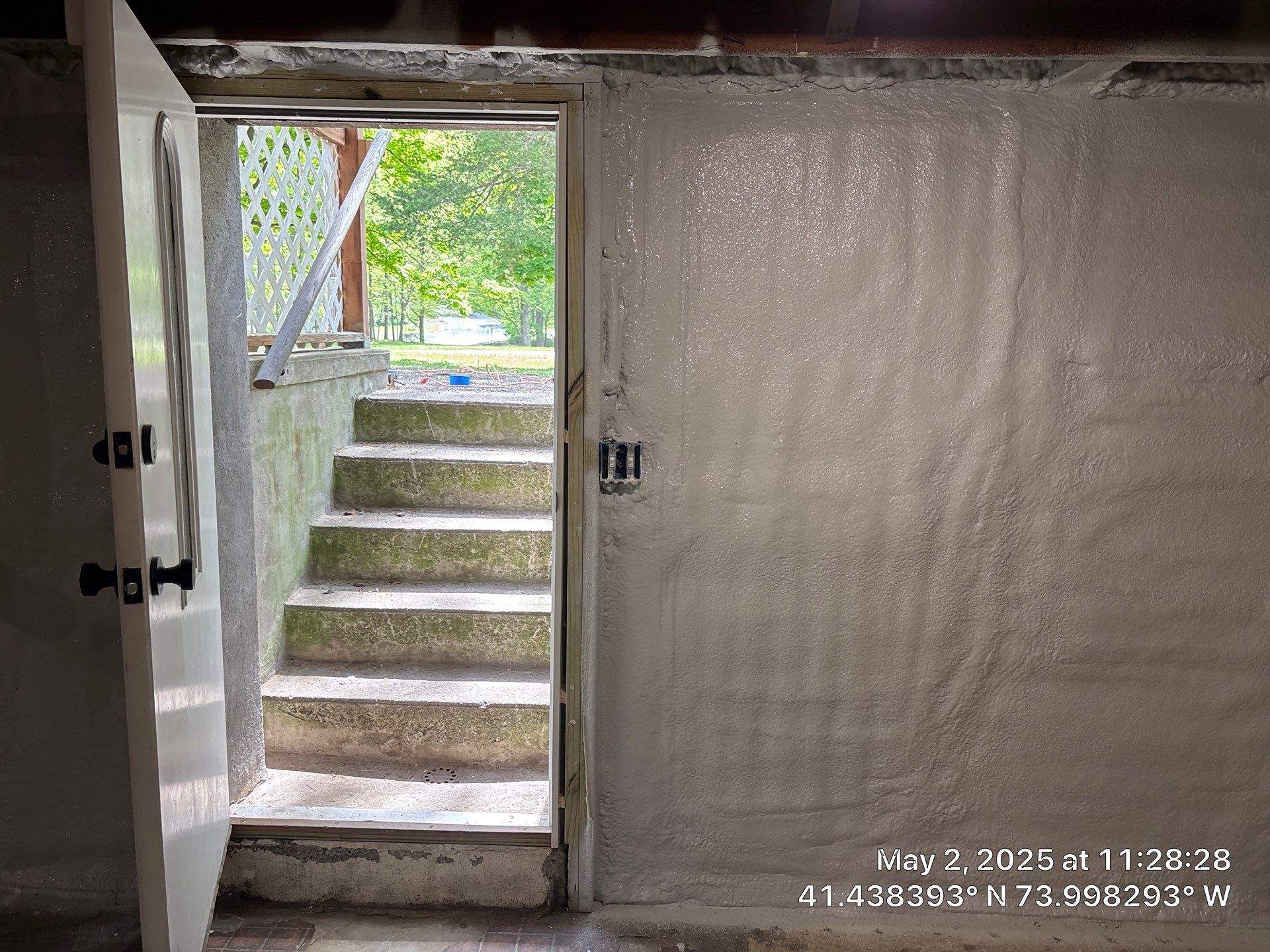 Attic Insulation using open cell spray foam by NYS Foam & Energy