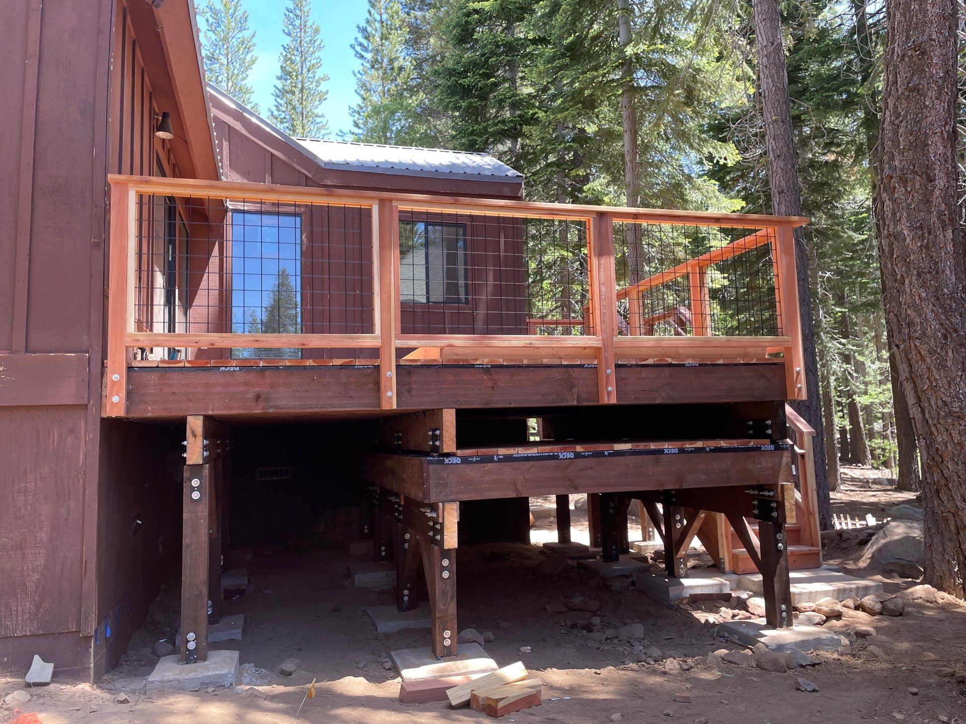 Deck Build W/ Recessed Hot Tub by The Tahoe Tradesman