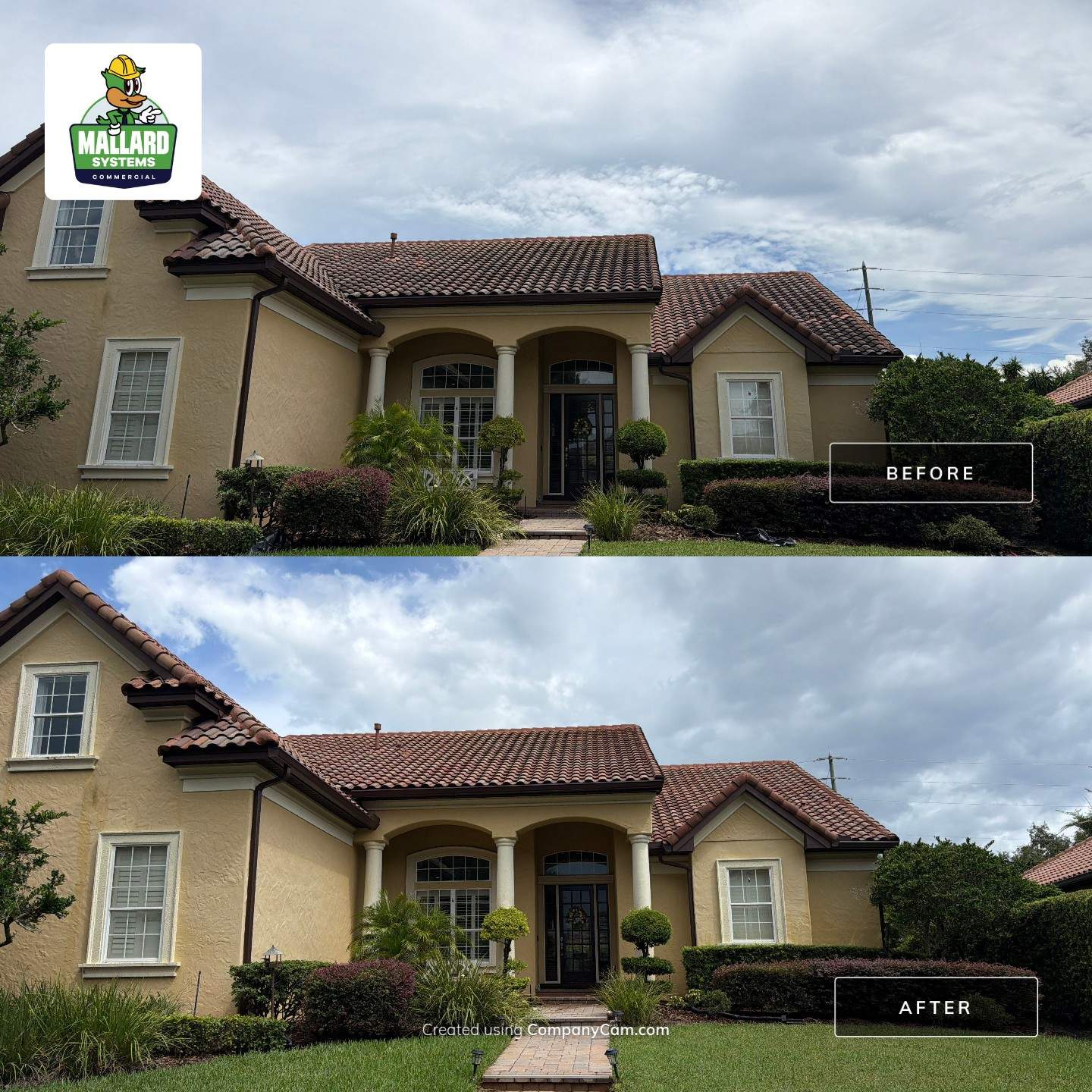 Residential Tile Roof Cleaning and Maintenance in Belle Isle by Mallard Systems