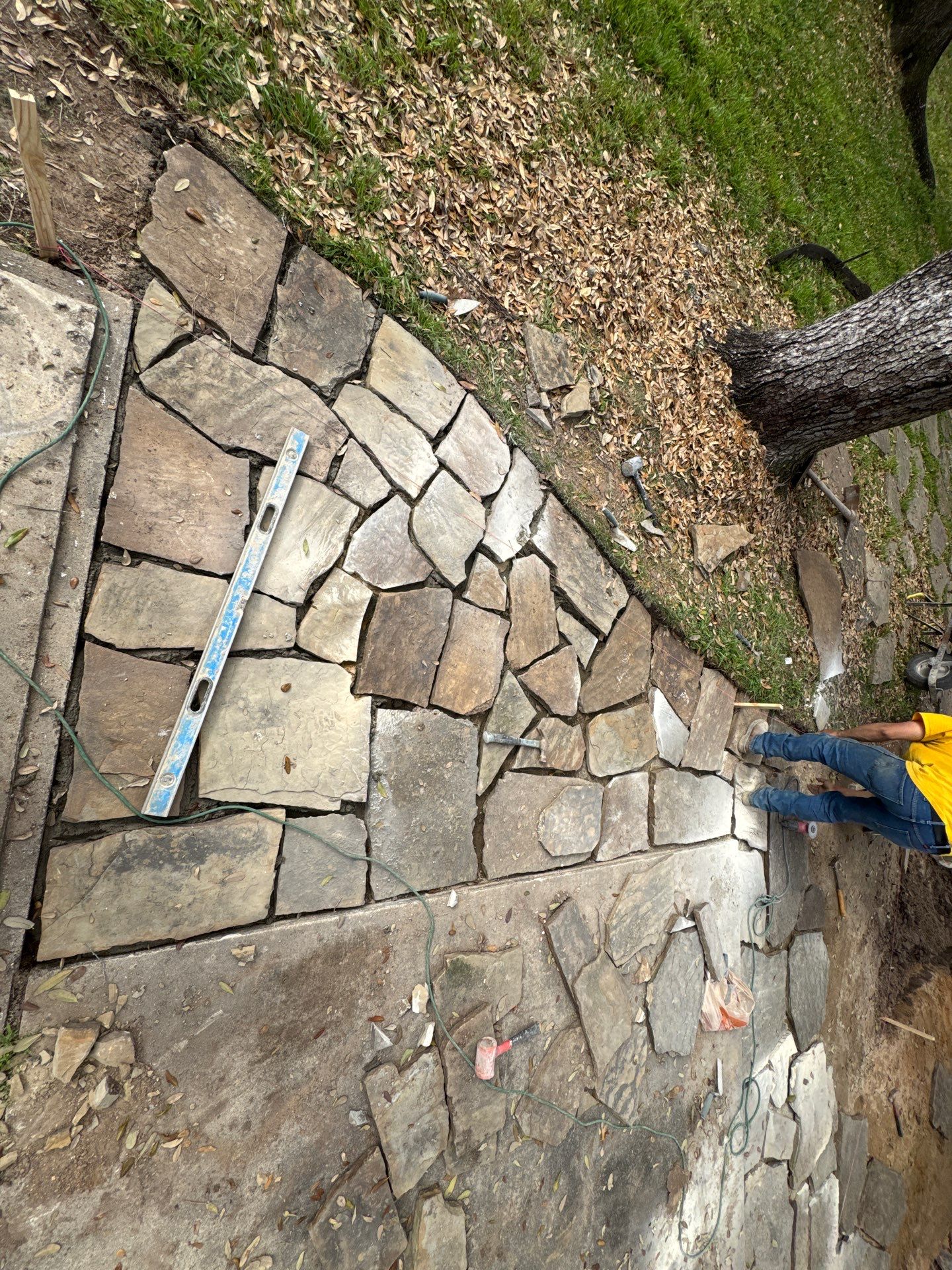 🌿 Jackie’s Outdoor Transformation — Drainage, Flagstone & Full Restoration by Texas Urban Elements