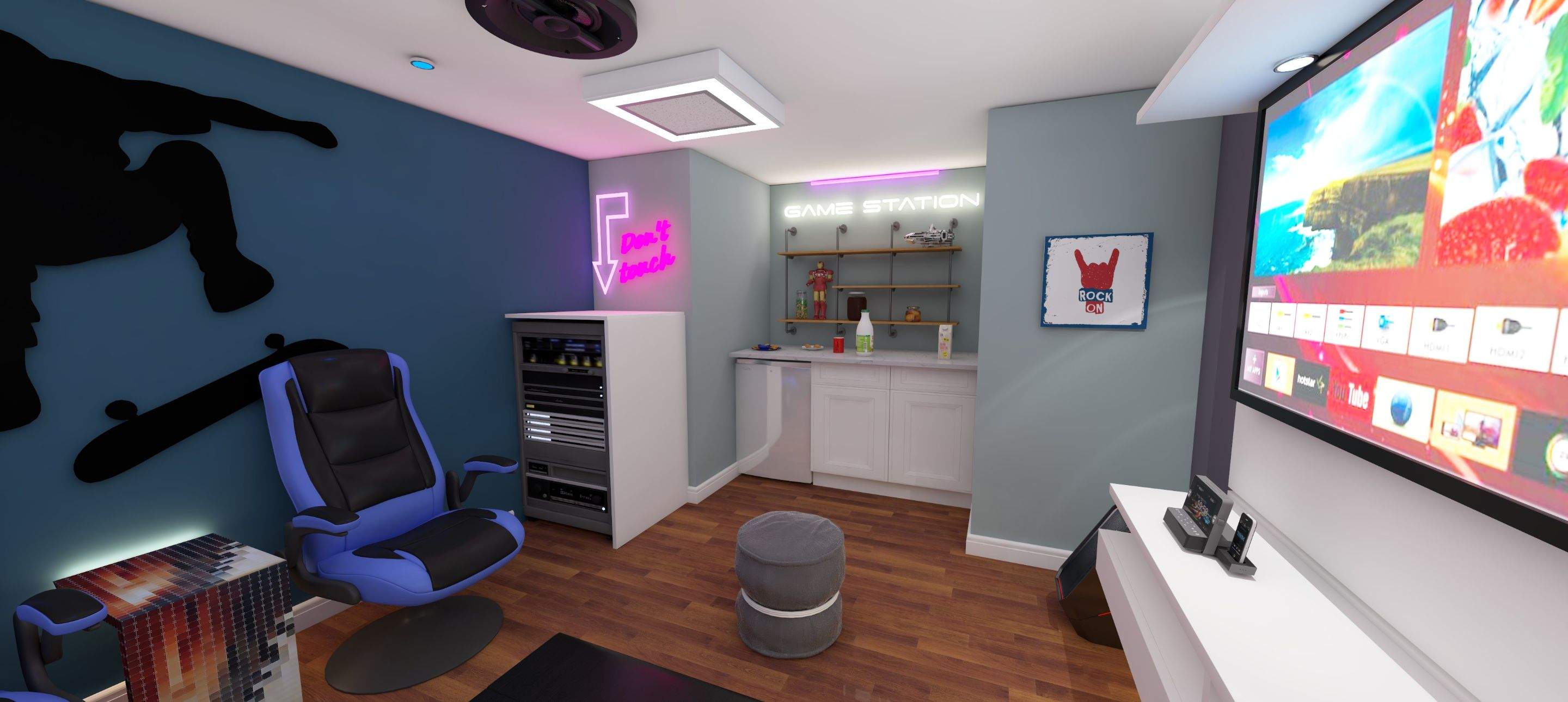 Basement Remodel  by Home Concepts Construction