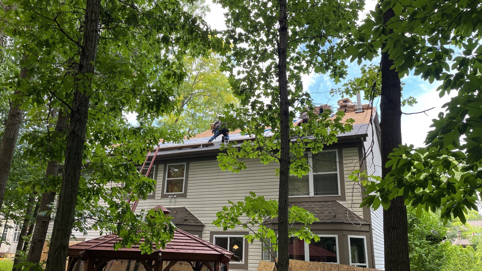 Roof Replacement using CertainTeed Landmark by 180 Contractors