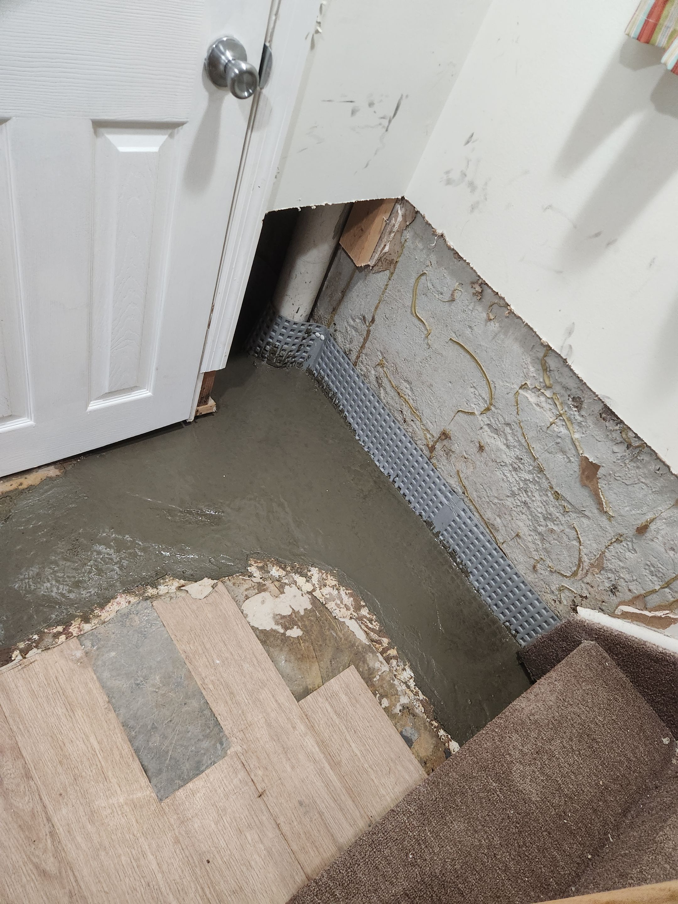 Interior French Drain Kearny NJ by Pure Service Pro, LLC 
