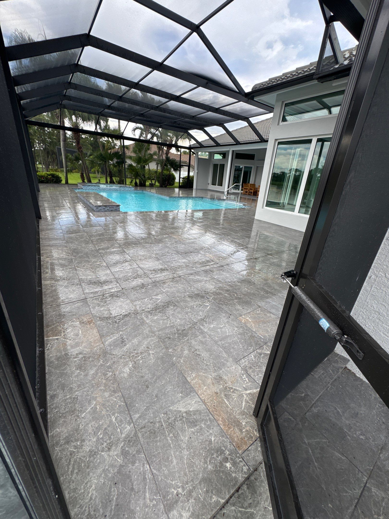 Pool Renovation/Porcelain pavers/Wild Cat Run by Old Town Pavers Llc