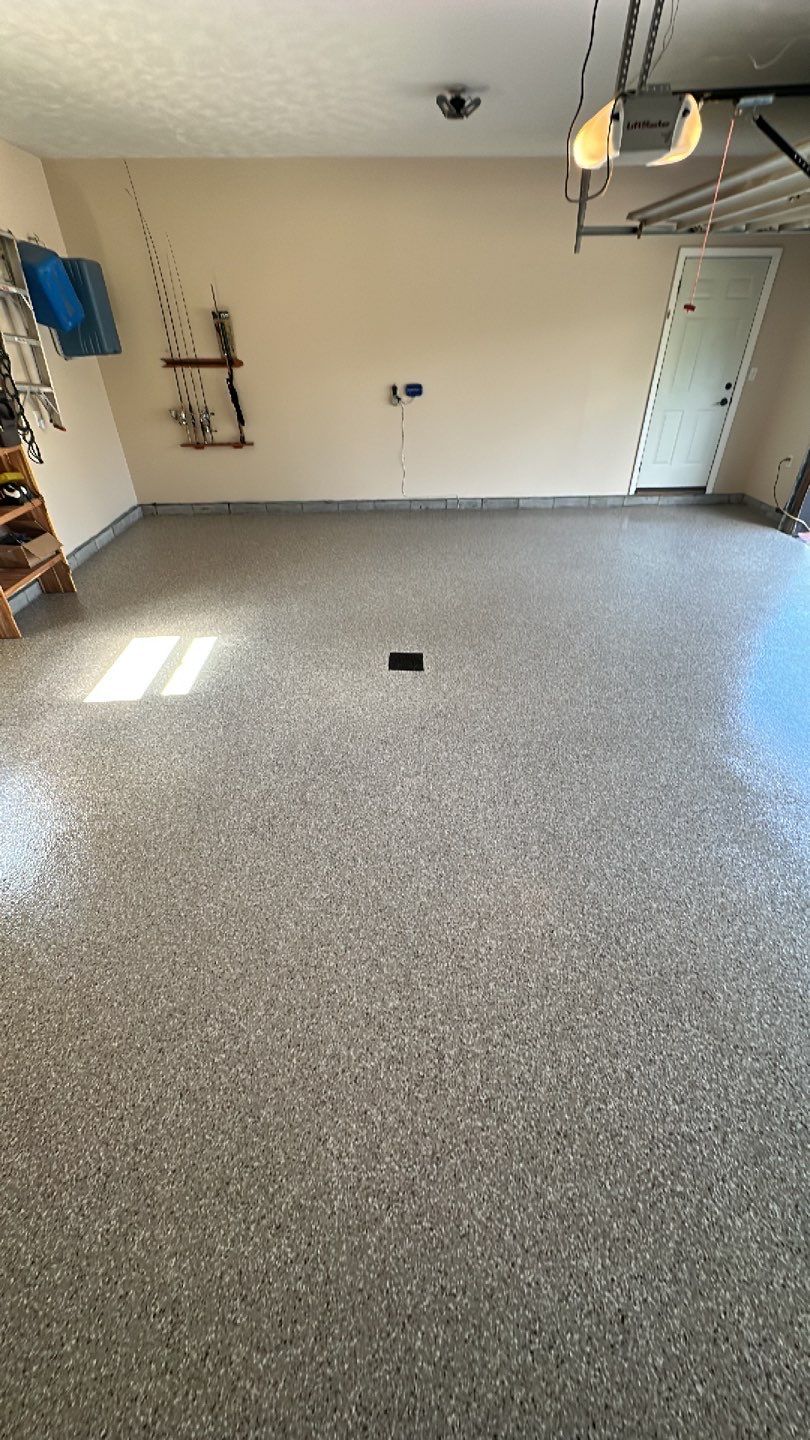 Porch + Garage Project in Weirton by Floors in a Day, Inc