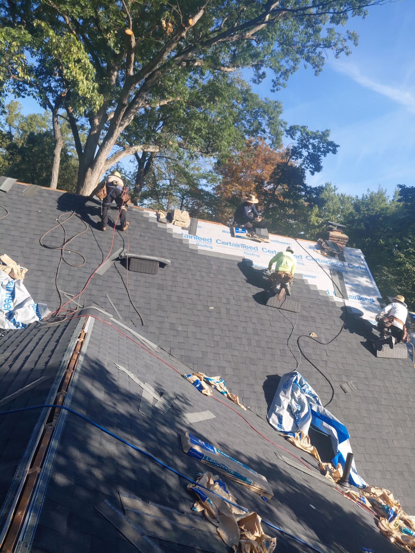 Falls Church: Residential Roof Replacement with CertainTeed Landmark in Moire Black  by RM Banning, Inc.