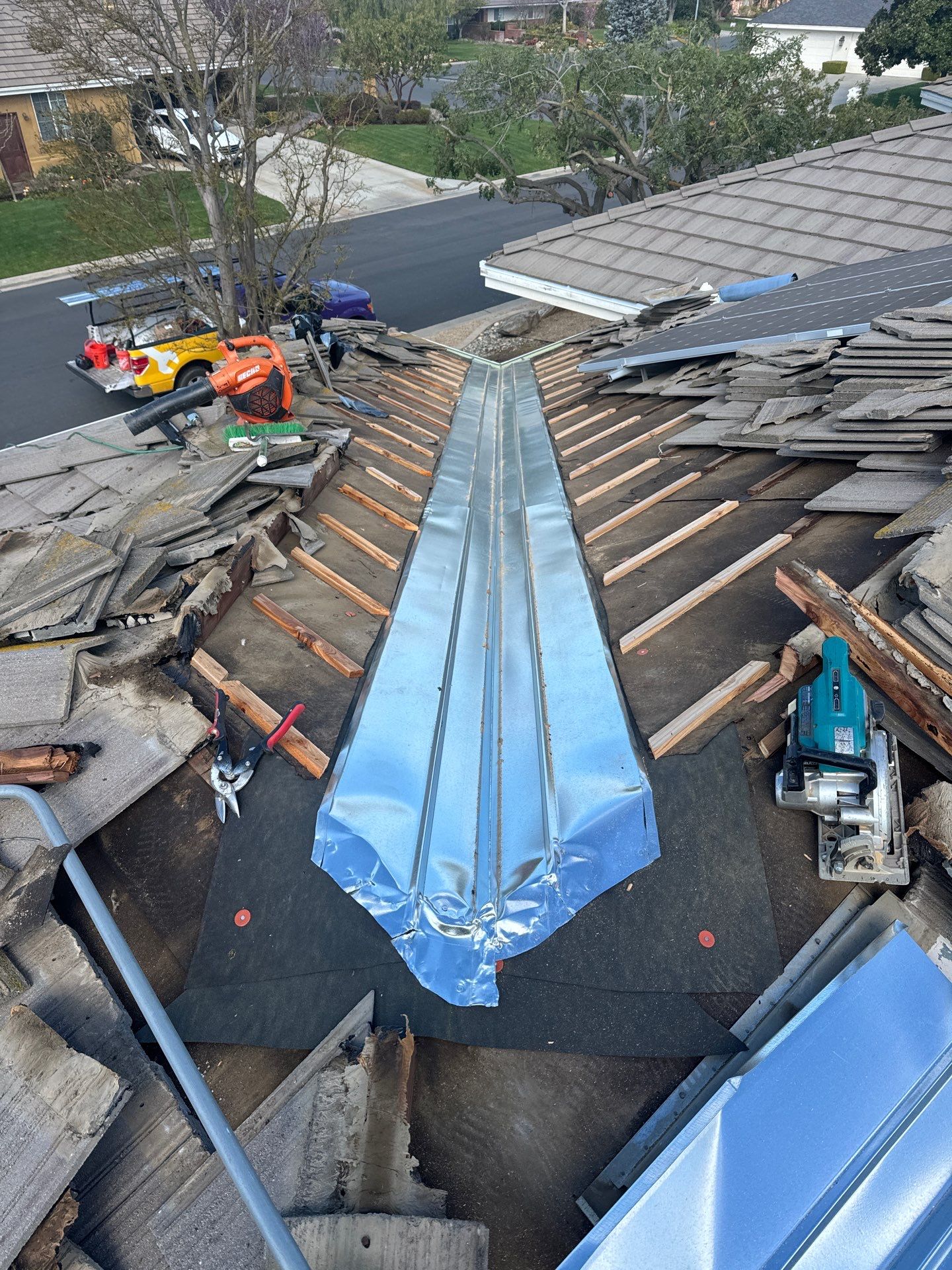 Solar Roof Leak Repair  by Grandmark Service Company