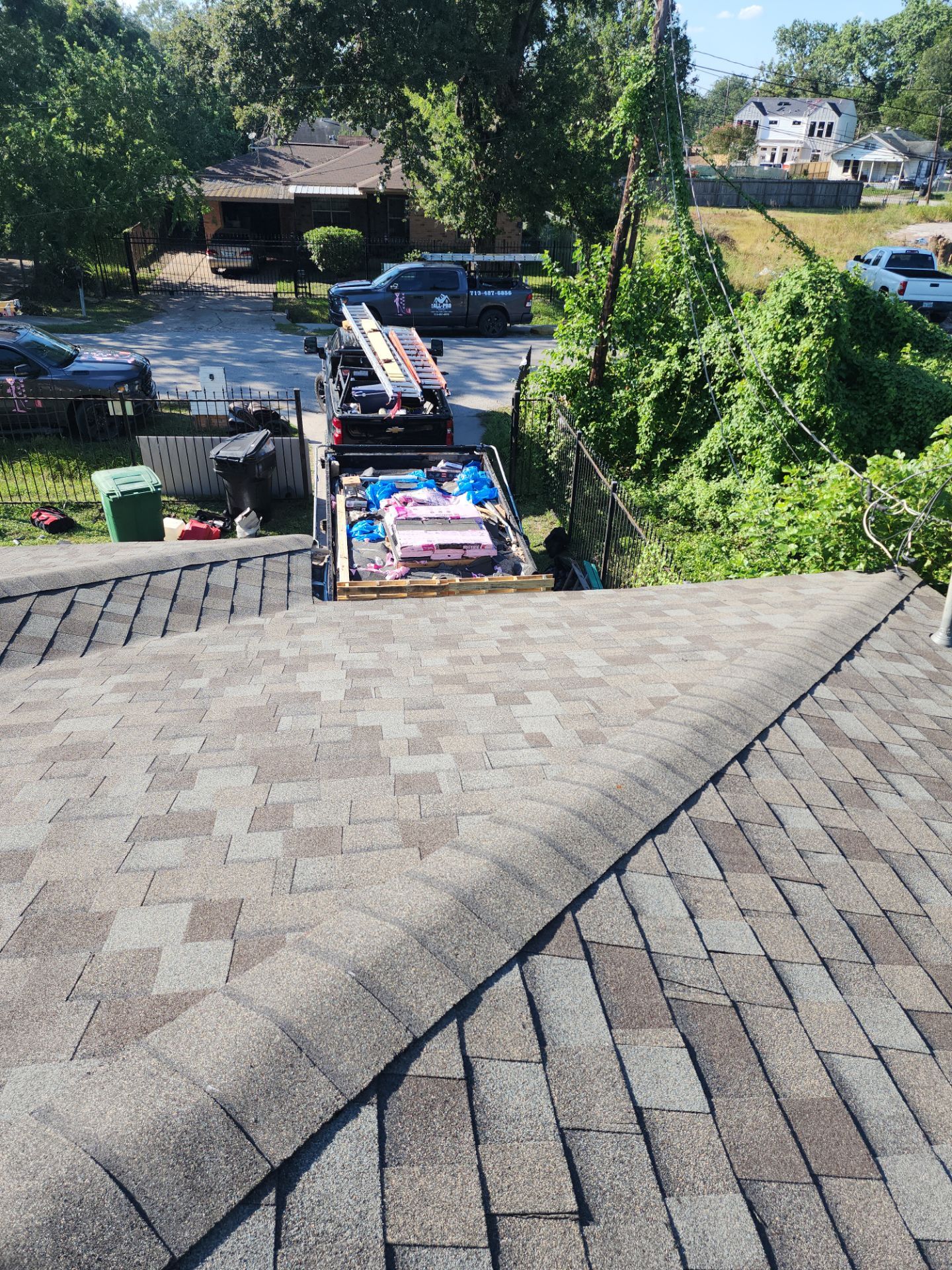 Residential Roofing Installation using Owen's Corning Duration (Lifetime) Shingles by Roof Repair Company