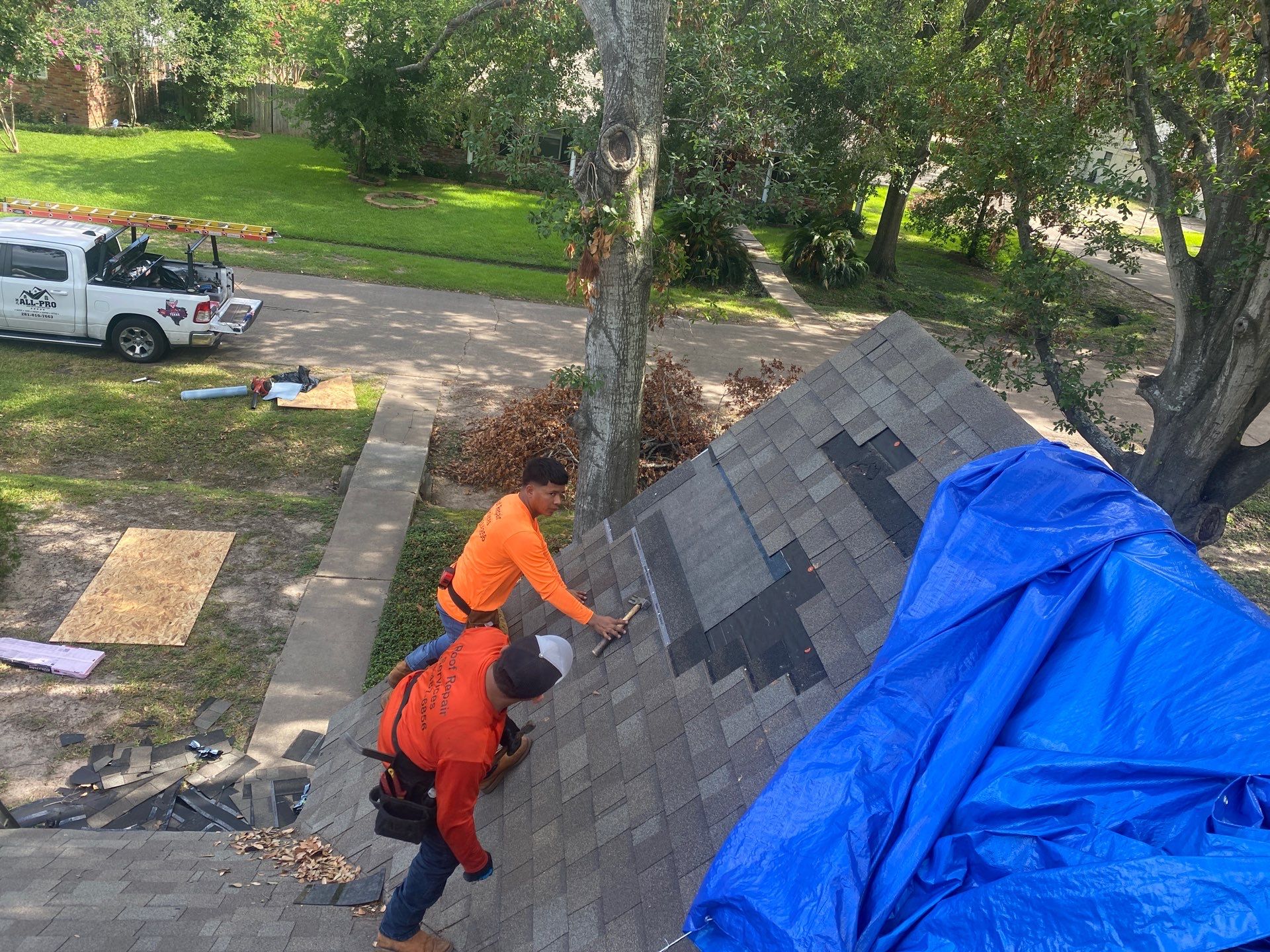 Residential Roofing Repair using Owen's Corning Duration (Lifetime) Shingles by Roof Repair Services LLC