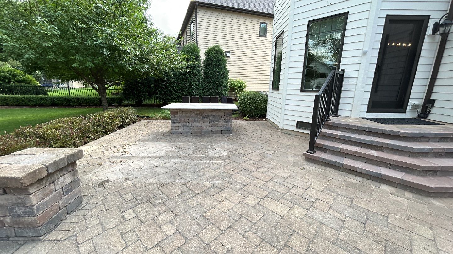 Brick paver clean, sand and seal.  using Surebond SB-1300 by Northern Power Washing LLC.