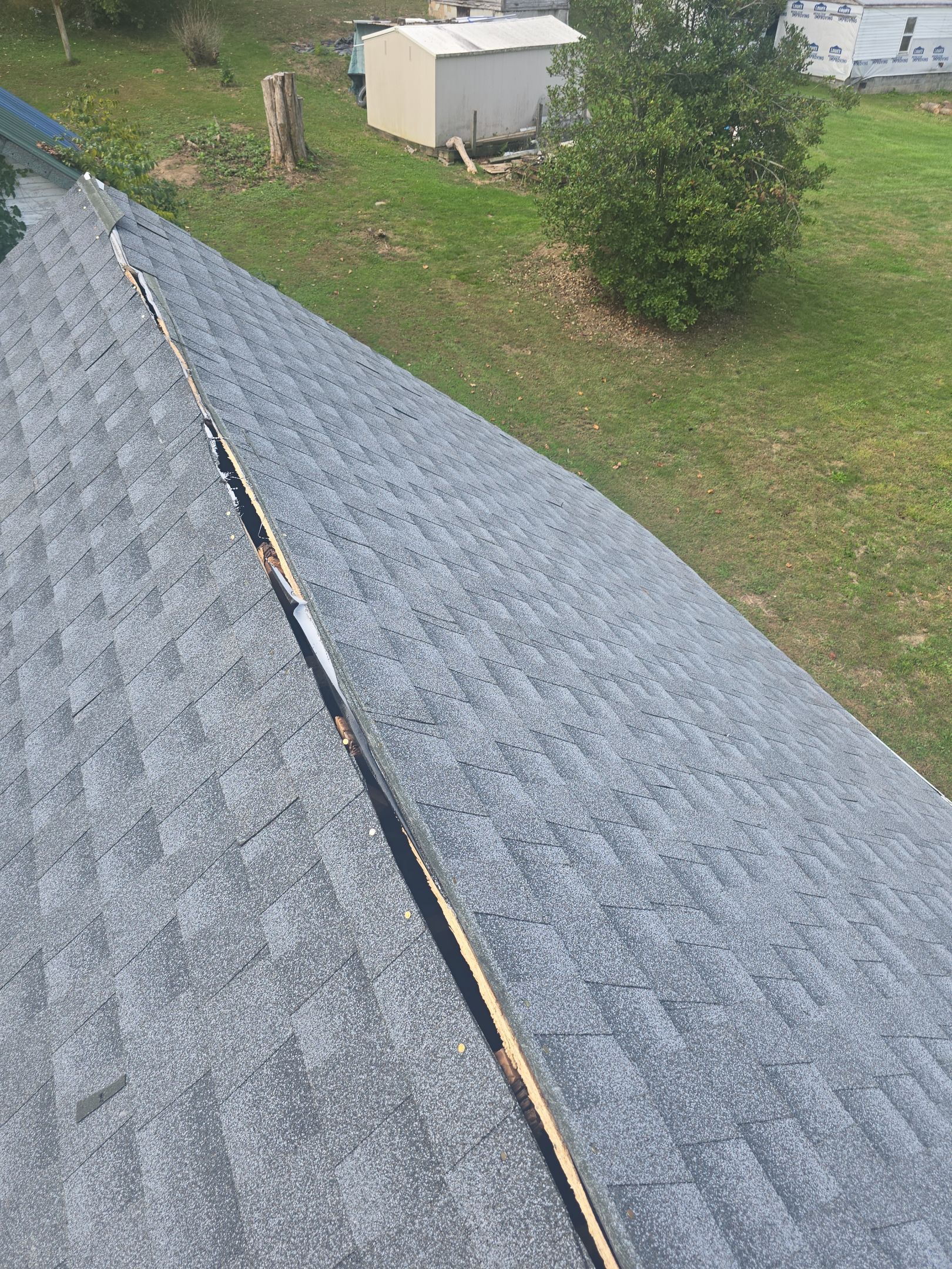 Residential Roofing Installation using GAF Timberline HDZ Oyster Grey by Rainstoppers Roofing