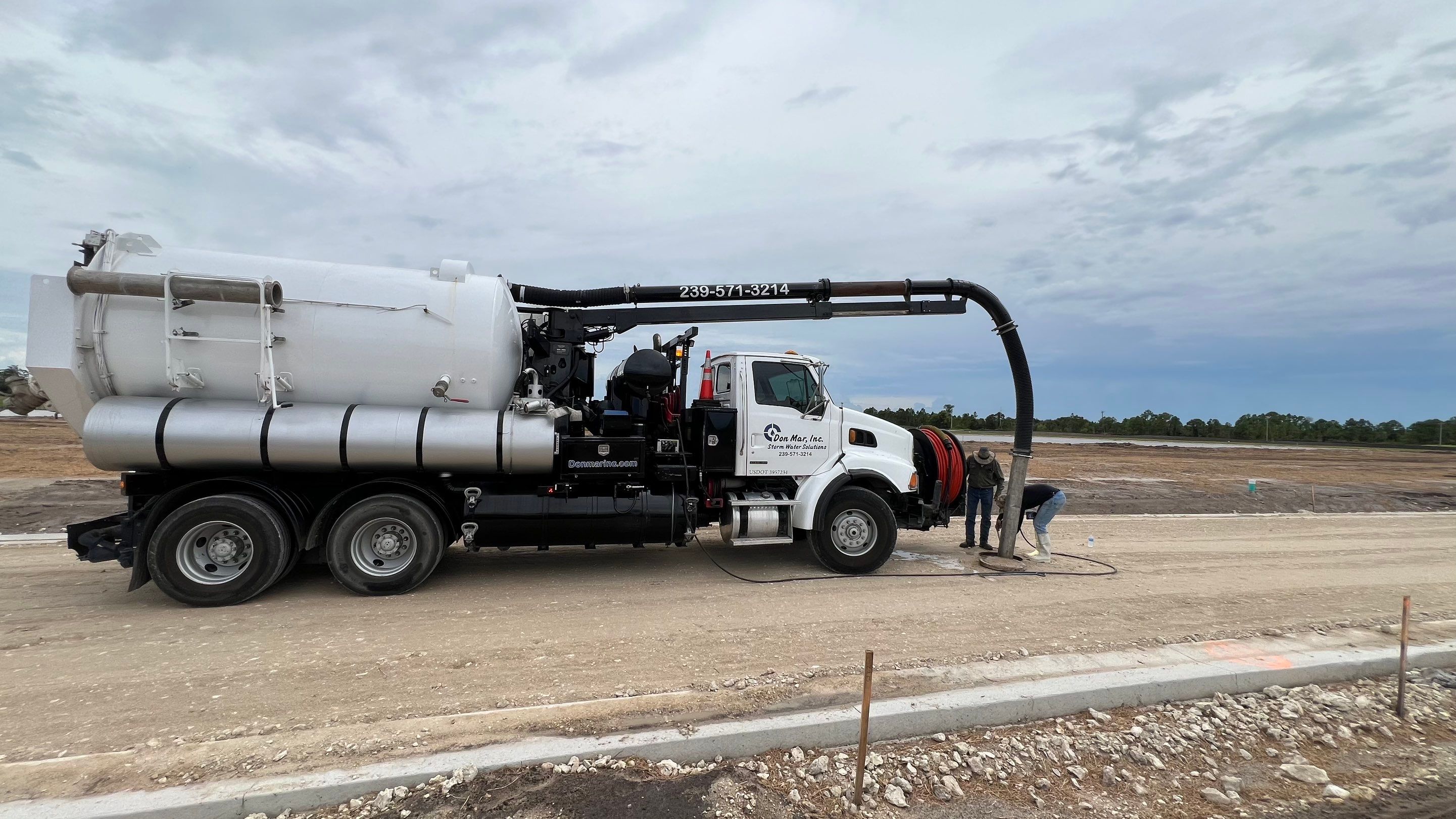 Lehigh Acres New Construction Community Sewer System Cleaning Part 2 by Don Mar, Inc. Storm Water Solutions