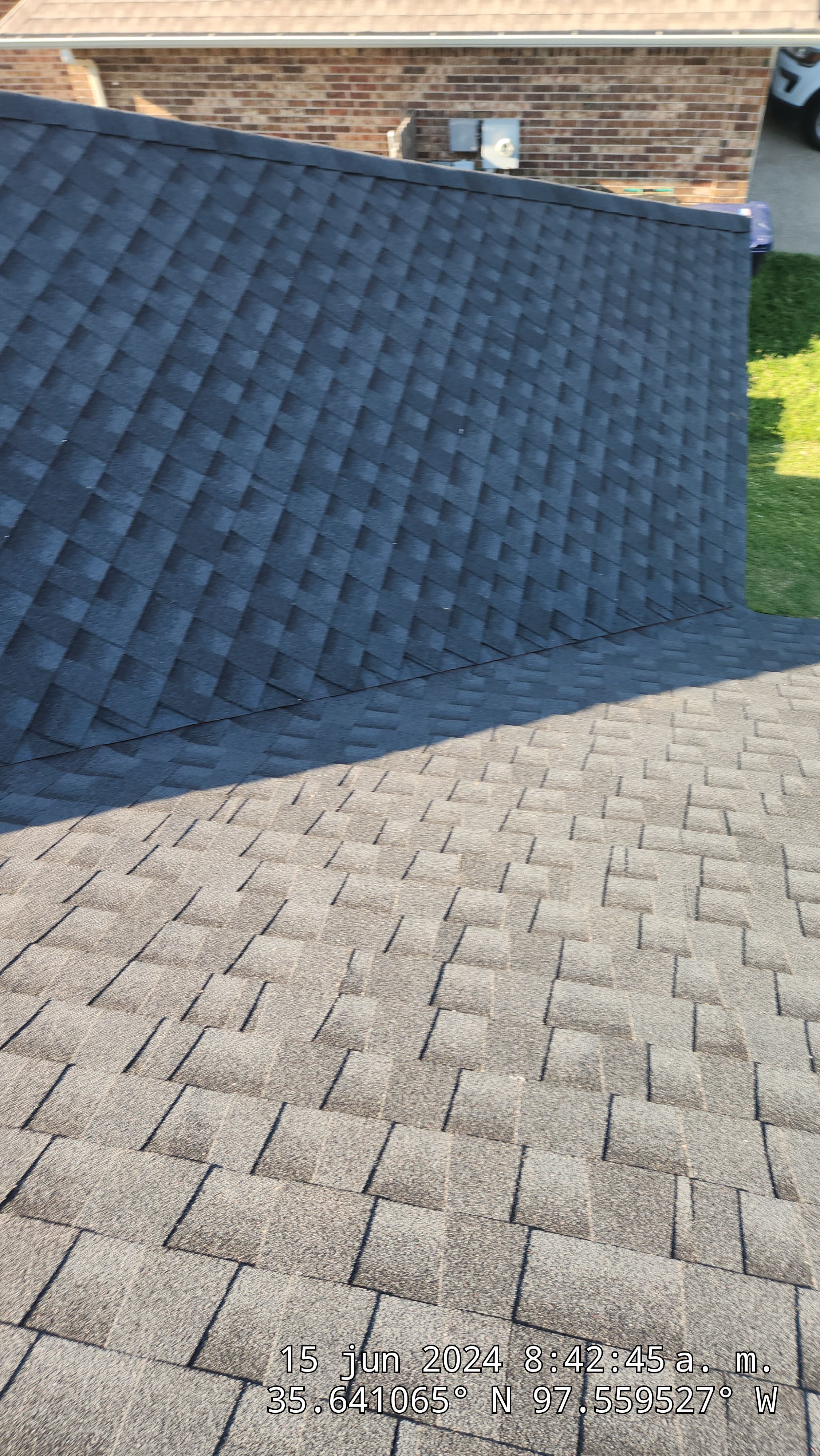 Reroof using GAF HDZ in Charcoal by Castillo Roofing