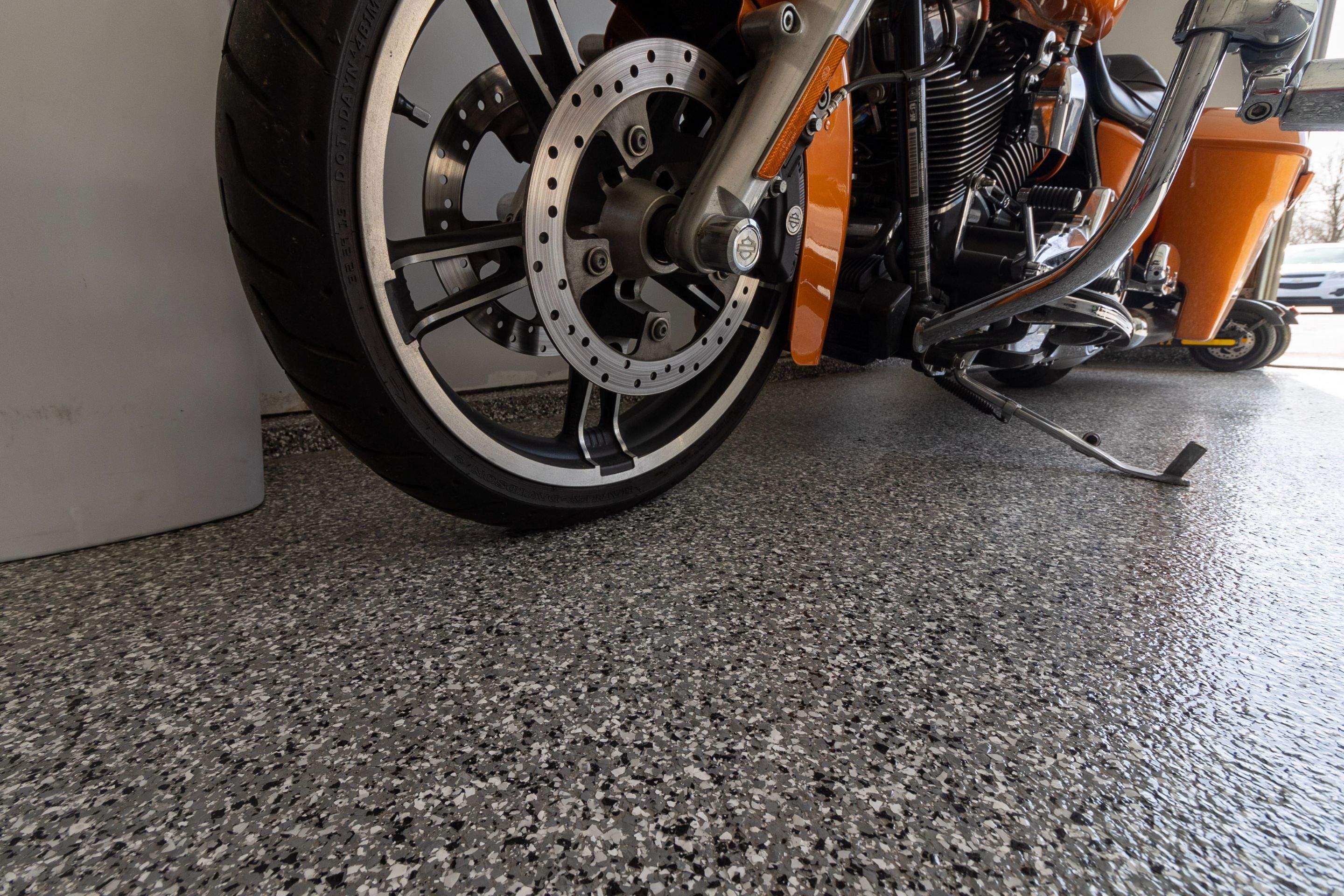 Garage Floor using Smoke by Your1DayFloor.com