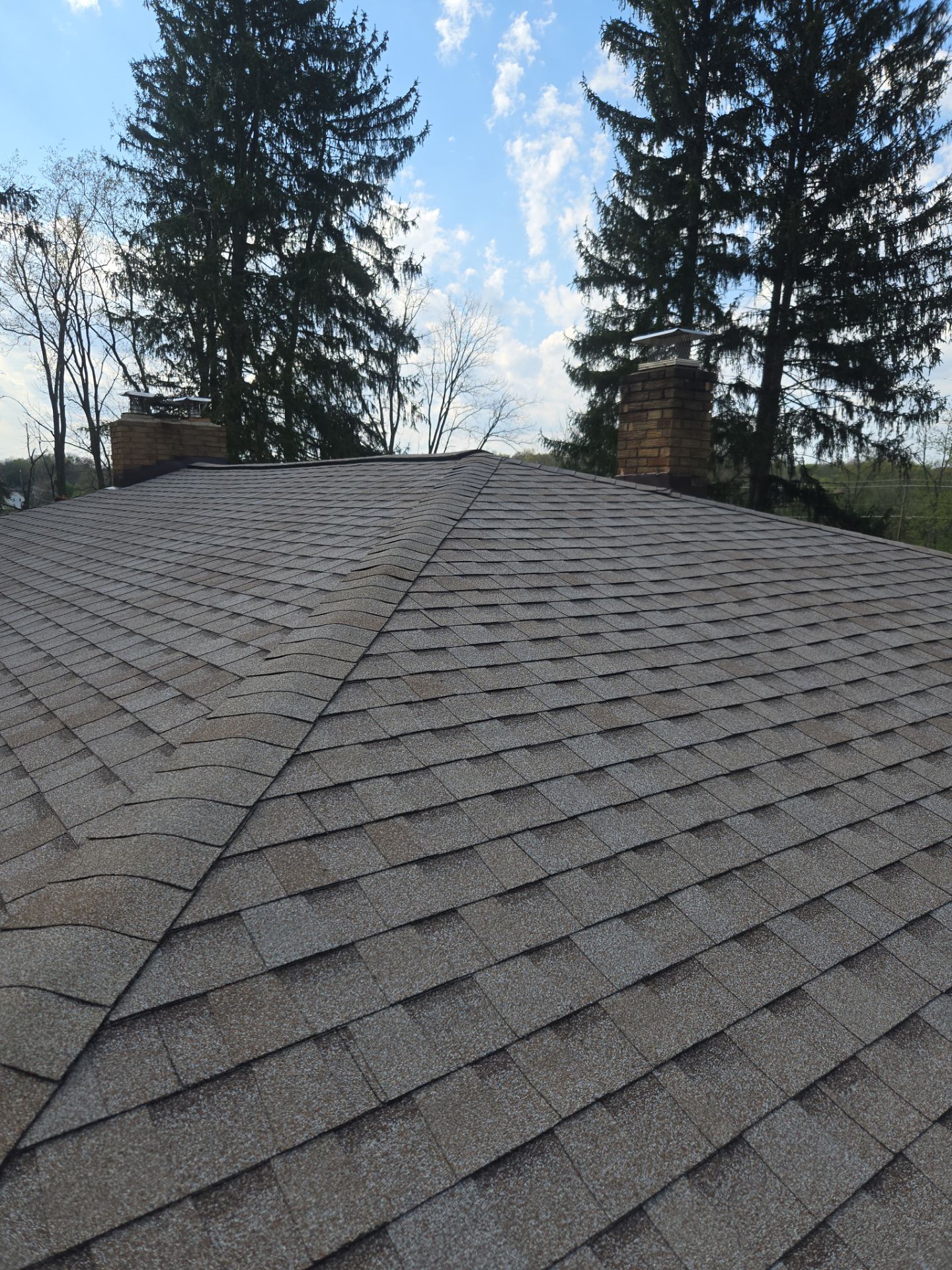 Todd R: Atlas Pinnacle, Color, Tan Mist, Drip Edge, Color, Musket Brown by Eagle Eye Roofing