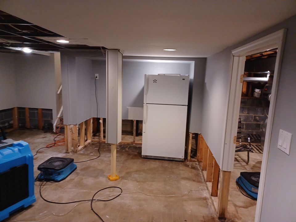 Project in West Bloomfield Township by EzDry Water Mitigation & Property Restoration