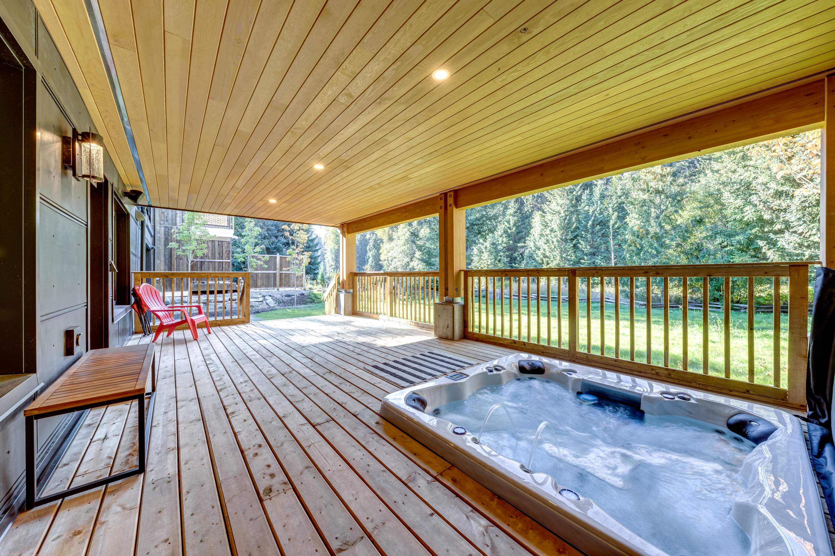 White Gold Residence – Interior & Exterior Painting + Wood Finishing- Whistler by Top Coats Professional Painting