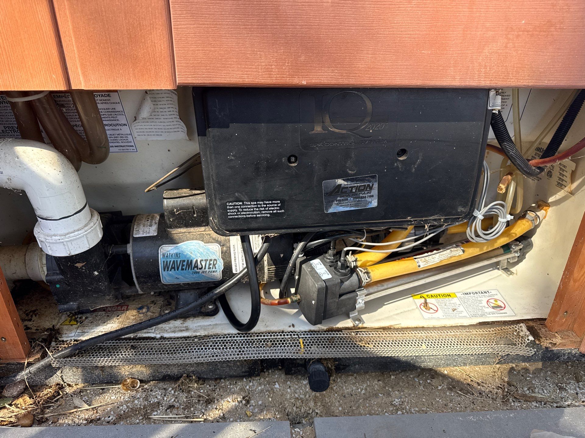 Watkins Jetsetter Spa Repair and Electrical Diagnostics in Escondido by Action Spa Repair LLC