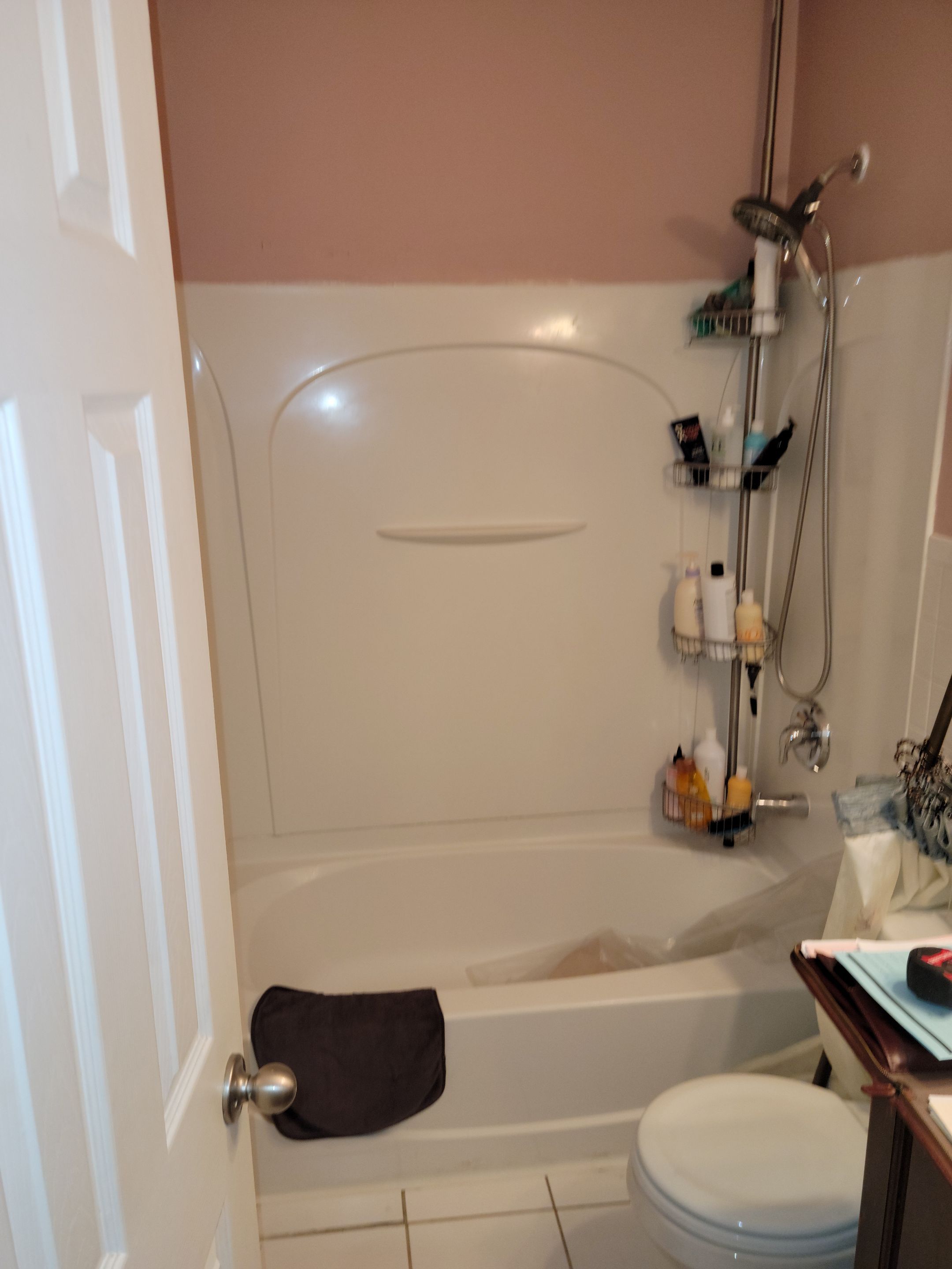 Premier Tub to Shower Conversion - Brecchia Diamond  by All County One Day Bath 