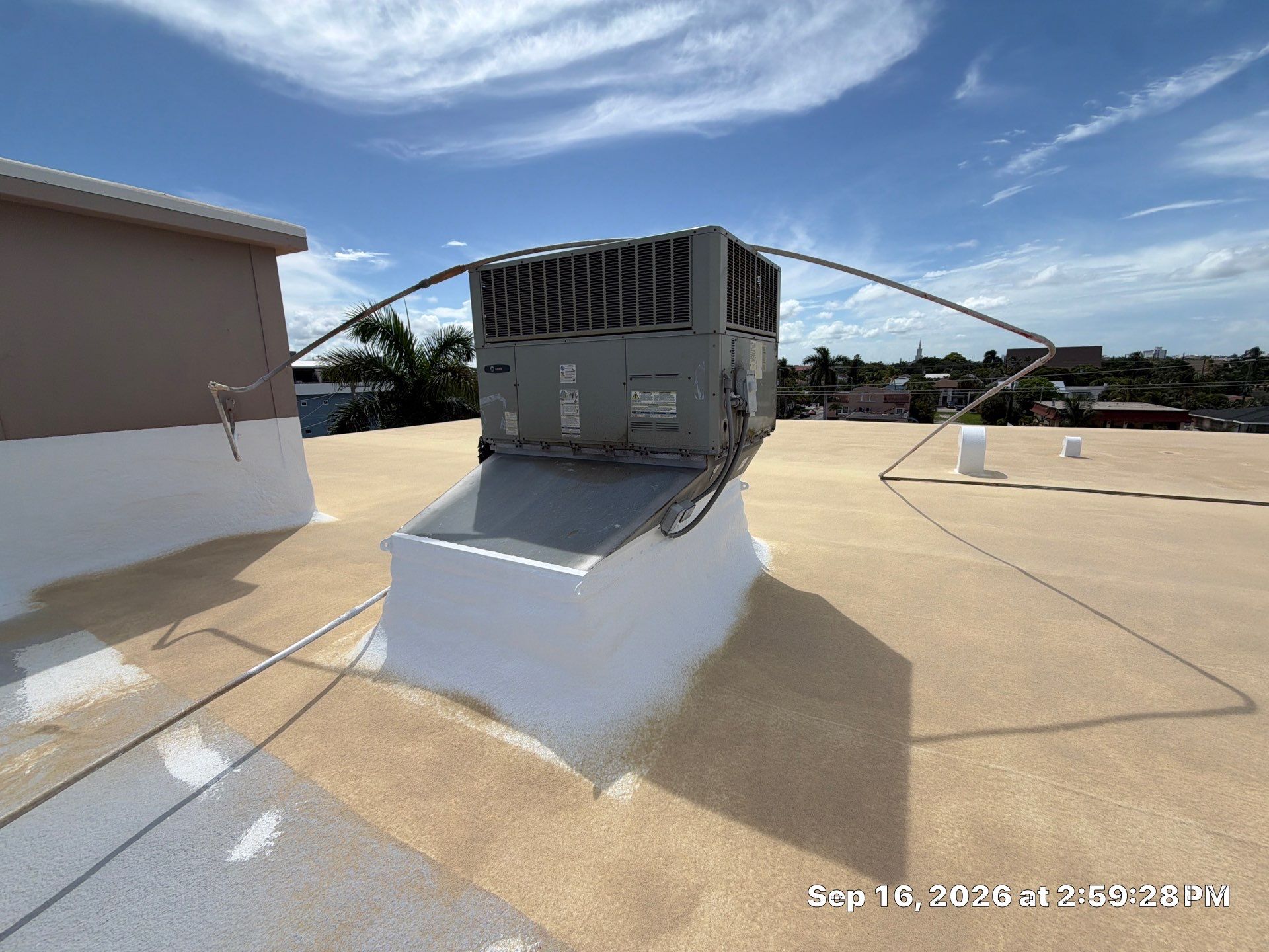 Commercial Roof Restoration for Lake Worth Beach Flat Roof Project by Roof King LLC