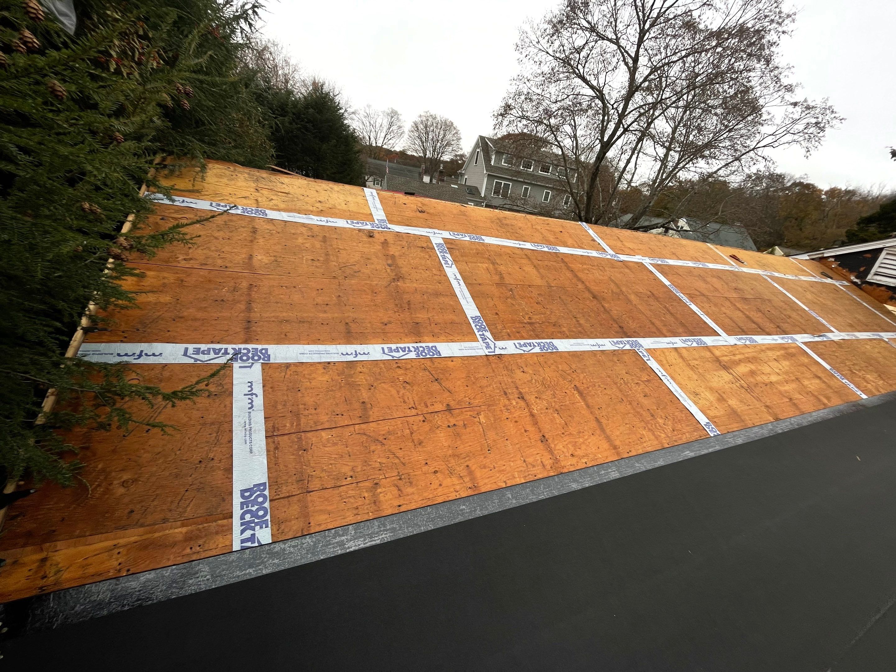 Residential Roofing Installation using Owens Corning Duration Driftwood by A Plus Exterior