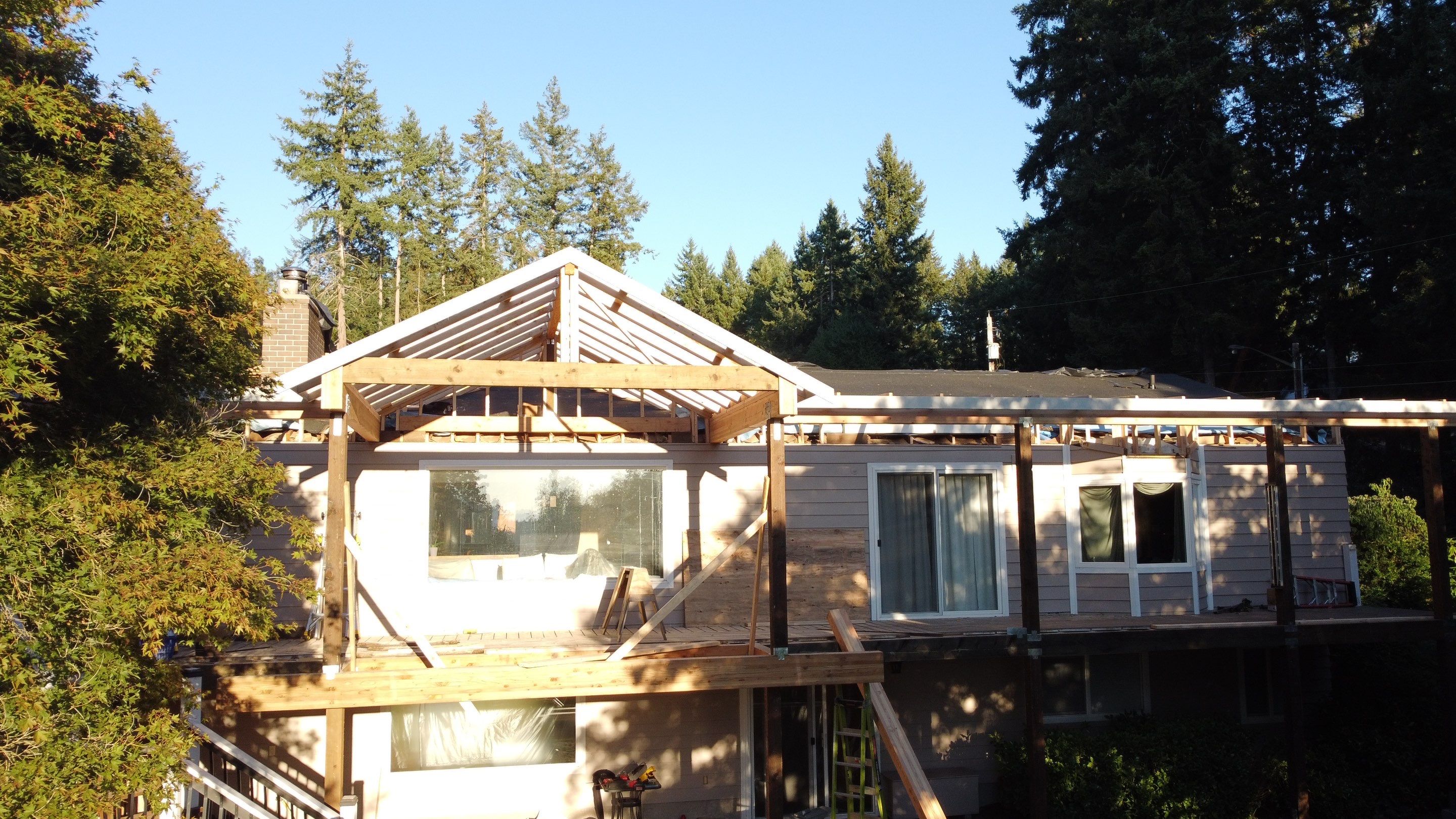 2nd Story Deck Installation and Roof Replacement using Owens Corning Duration: Estate Gray by RoofSmart