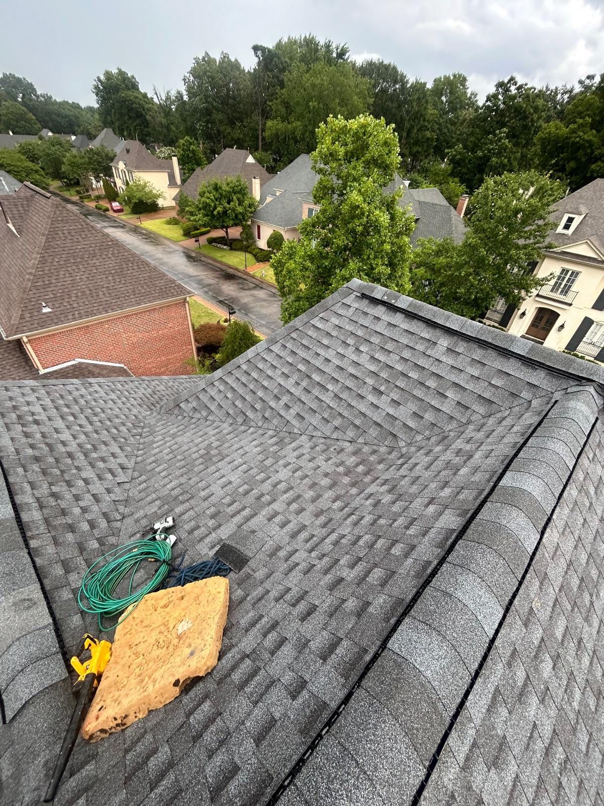 East Memphis Residential Roof Replacement Featuring GAF Timberline HDZ Shingles by Revival Roofing Services