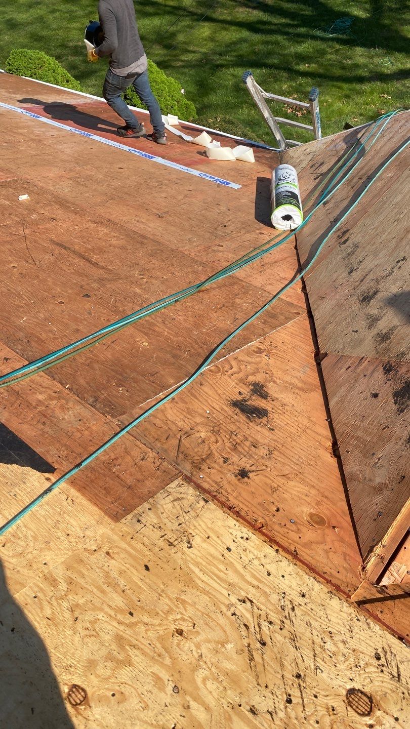 Residential Roofing Installation using Owens Corning Duration Estate Gray by A Plus Exterior