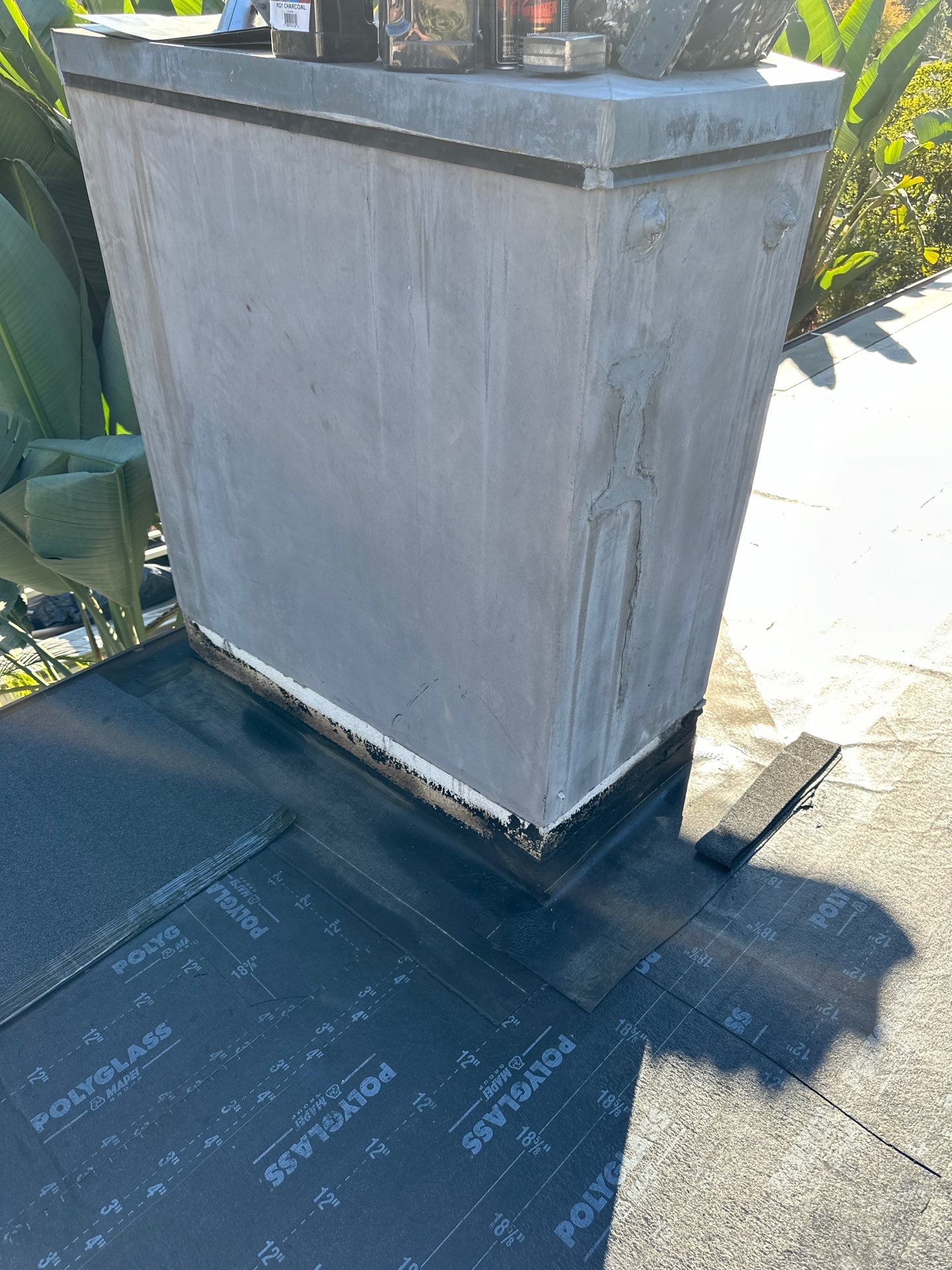 Residential Roofing Installation using Polyfresko® G Highly Reflective Modified Bitumen Cap Sheet by Hull Brothers Roofing