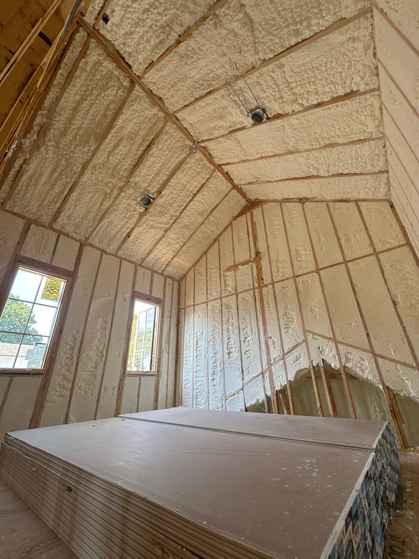 Another beautiful custom home in Dallas fully encapsulated ✔️ by Apex Insulation Solutions