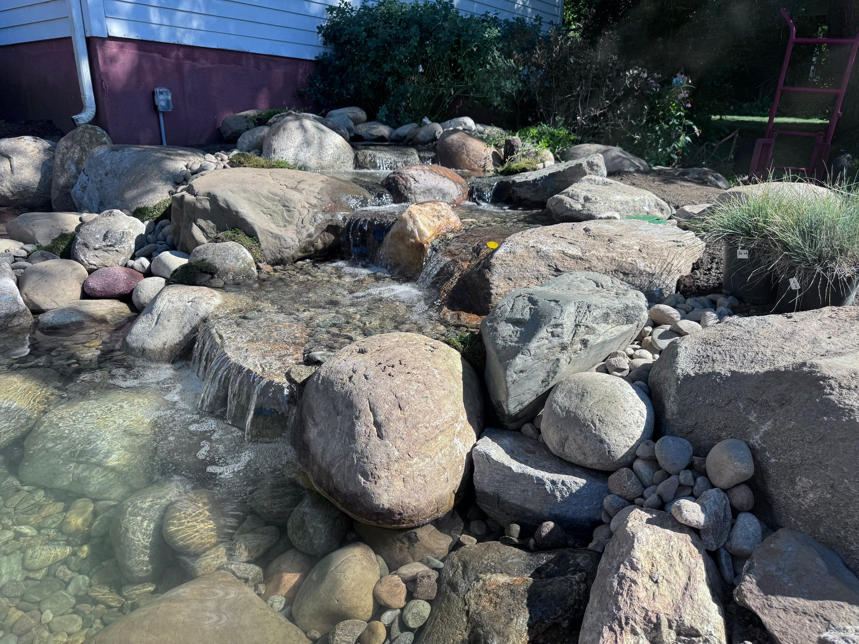 NEW 13’x18’x3' koi pond with 8' waterfall and lots of extra features by Wicked Water Gardens
