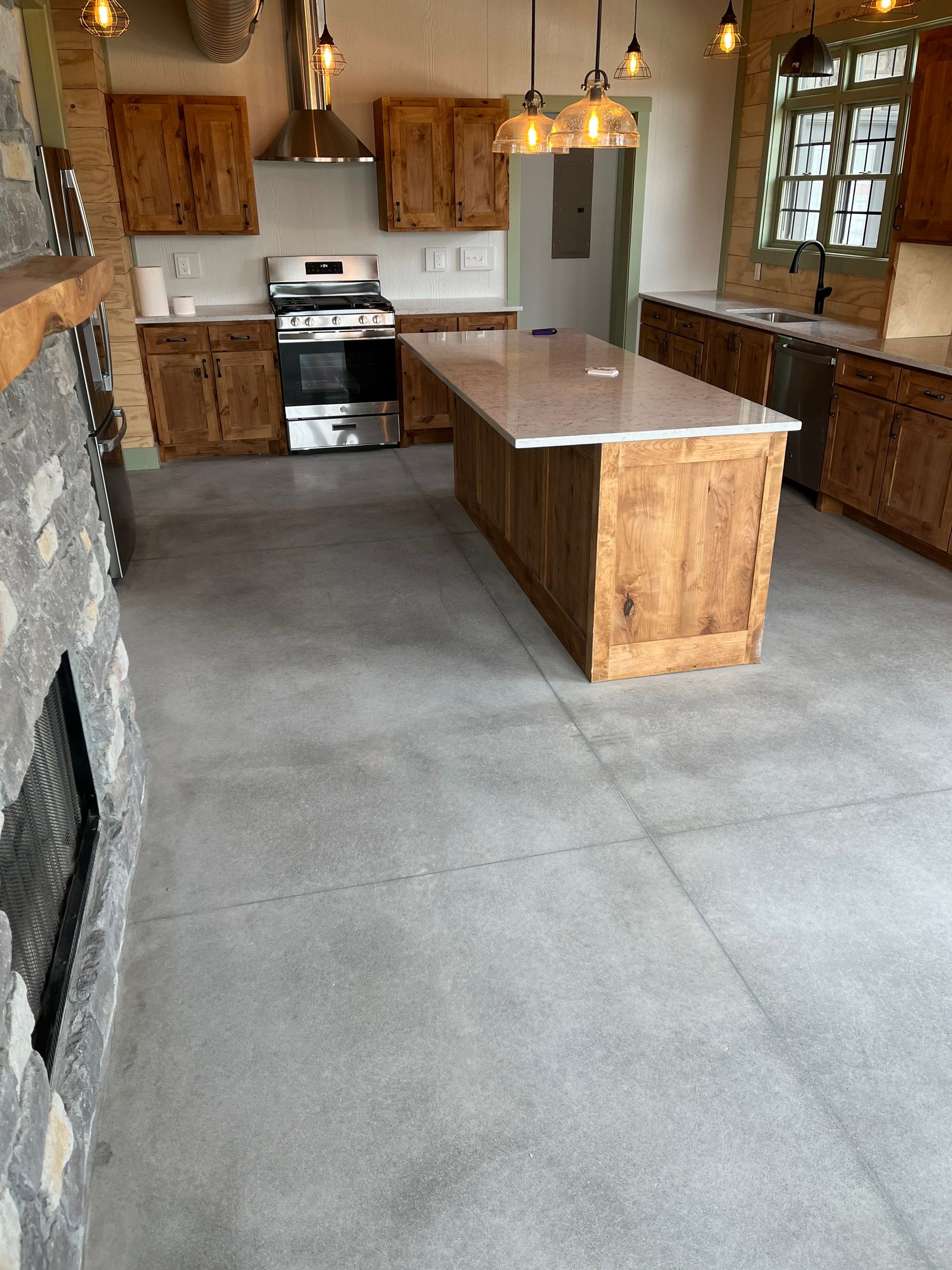 Eudora, KS -- Full Home Polish by Big Red Decorative Concrete, LLC