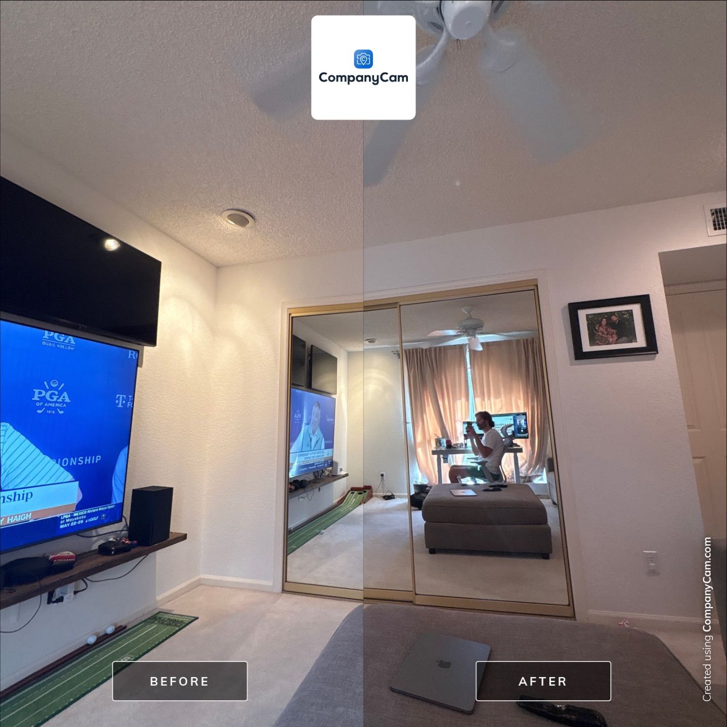 Bathroom Addition using Drywall by CompanyCam Sales Demo