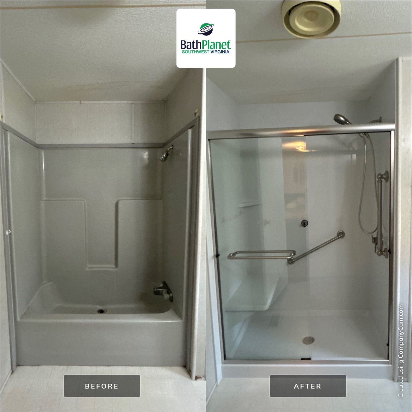 Tub to Shower by BathPlanet SW Virginia