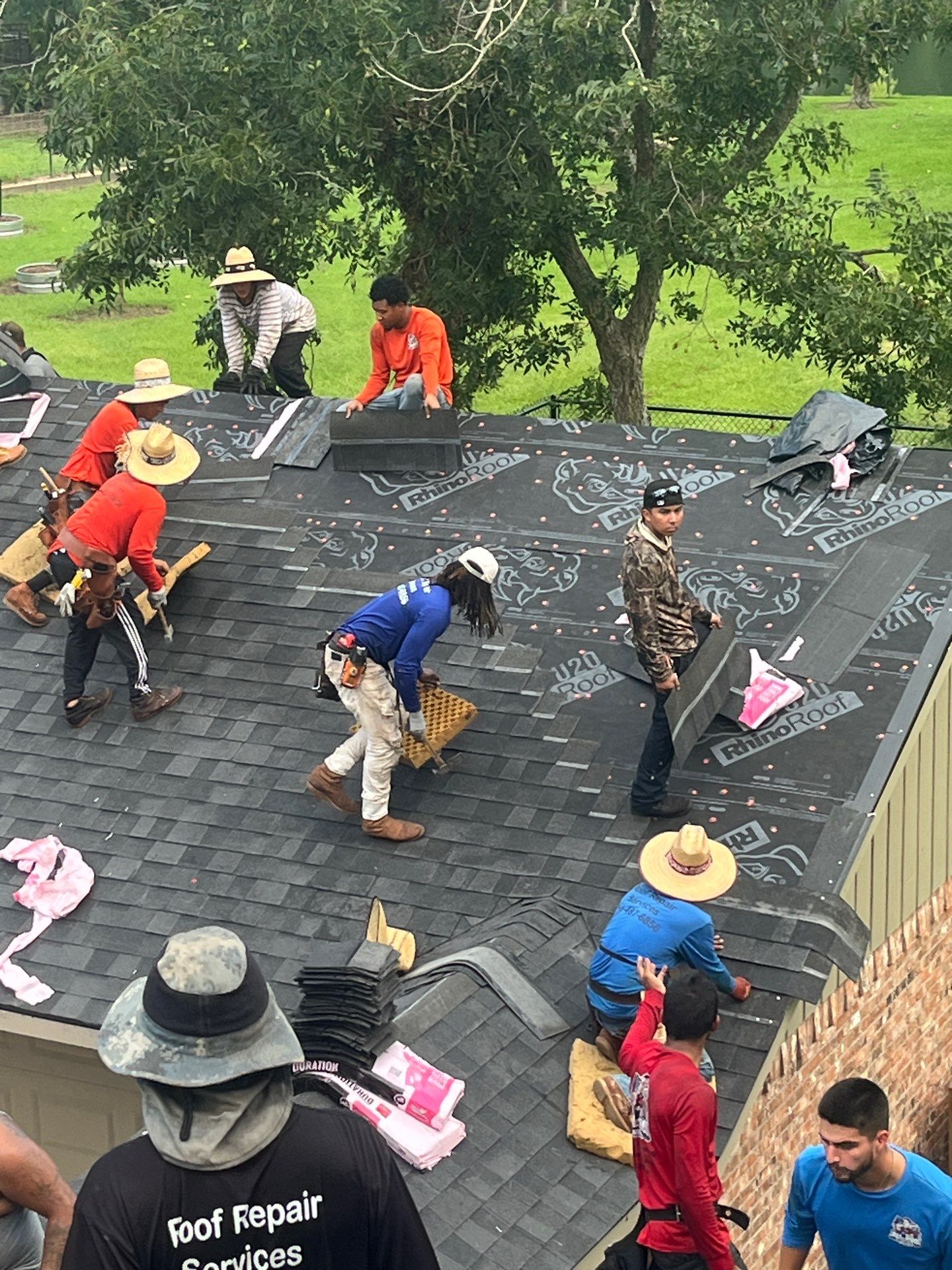 Residential Roofing Installation using Owen's Corning Duration (Lifetime) Shingles by Roof Repair Company
