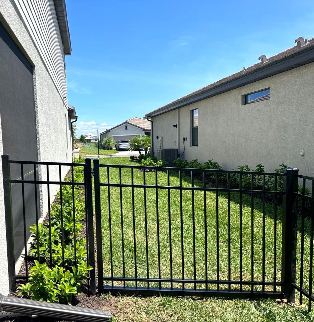 Aluminum Fence Installation using 3 Rail Aluminum Fence by Asap fence and gates, LLC