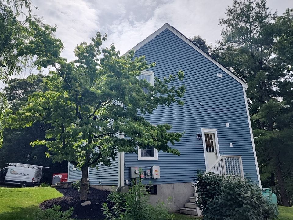 Monogram siding in Natick,Ma by UBrothers Construction