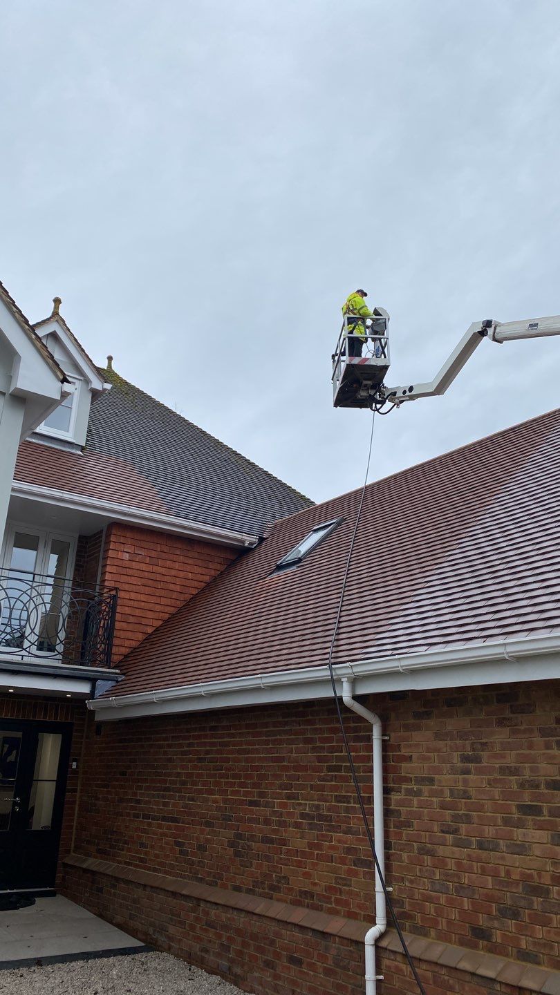 Exterior Clean - Roof - Patio using Mosmatic FSC and Biocide by Ges Exterior Cleaning ltd