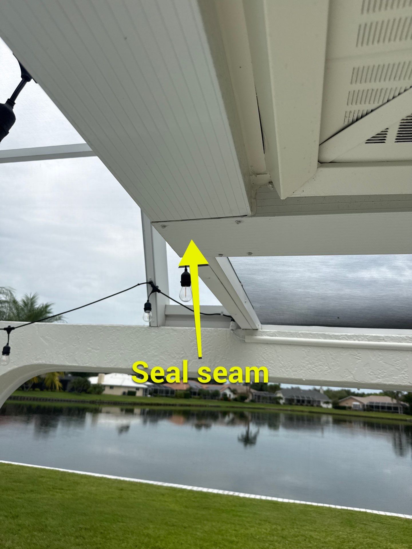 Replace gutter using seal gutters in Sarasota FL by Gutter Professors