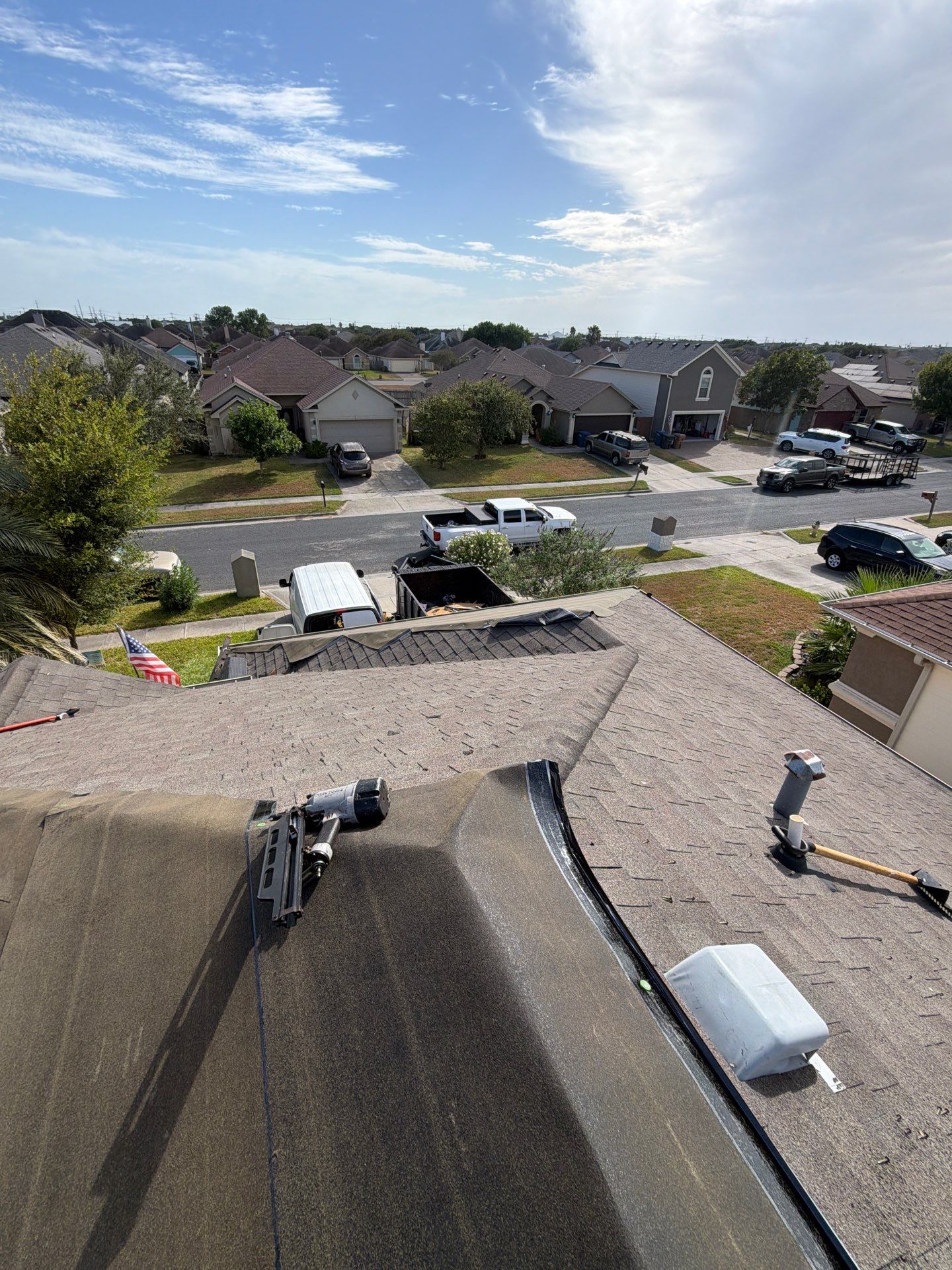 New Roof with better Ventilation  by Bayfront Roofing and Construction