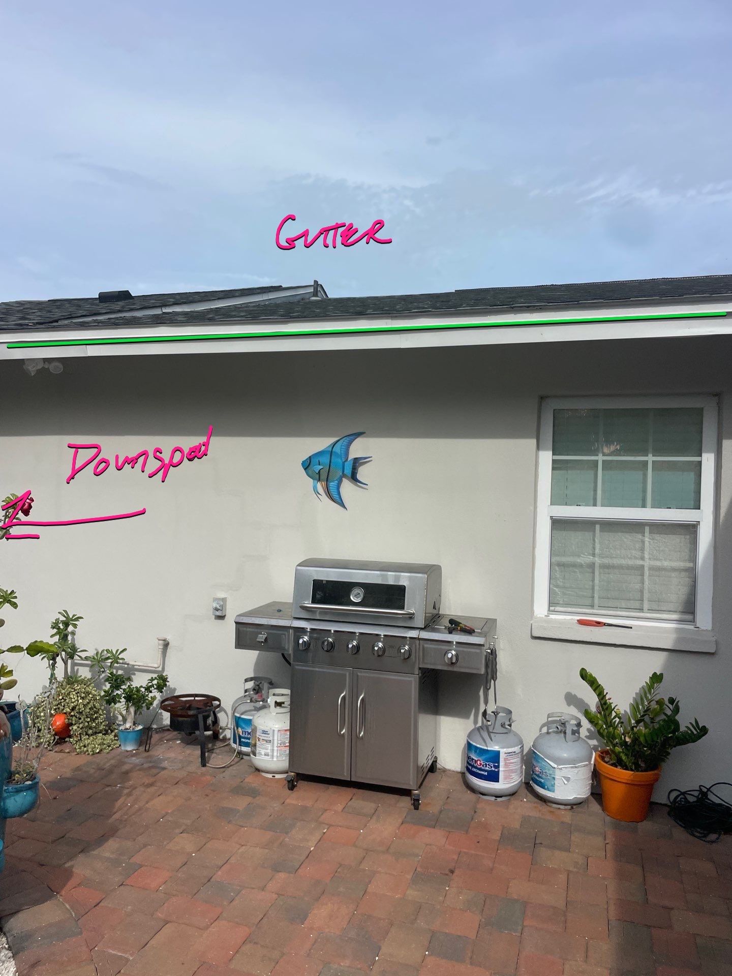 6-inch K-Style Gutter Installation in Sarasota FL by Gutter Professors