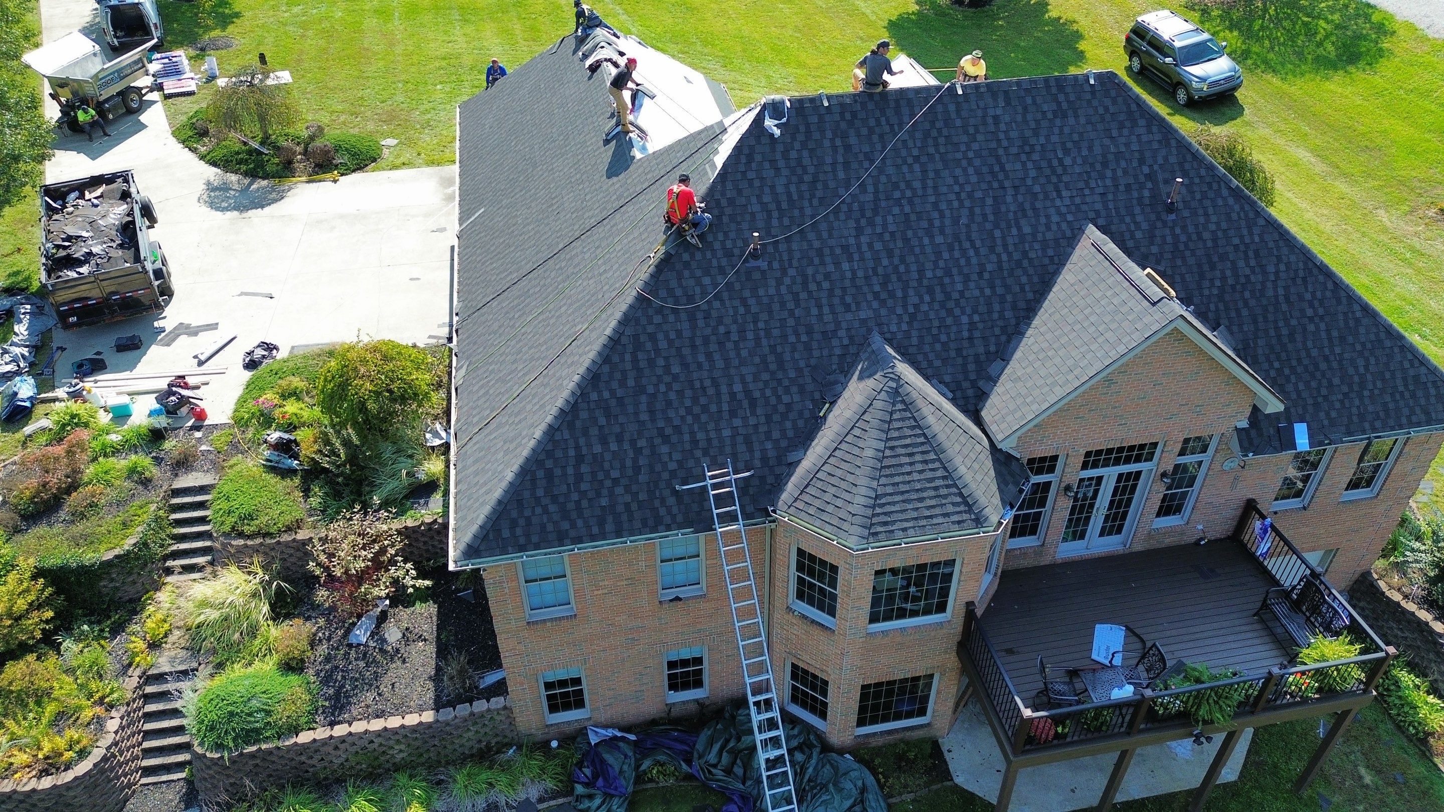 Residential Roofing Installation using Timberline HDZ Shingles - Appalachian Sky by RoofX 