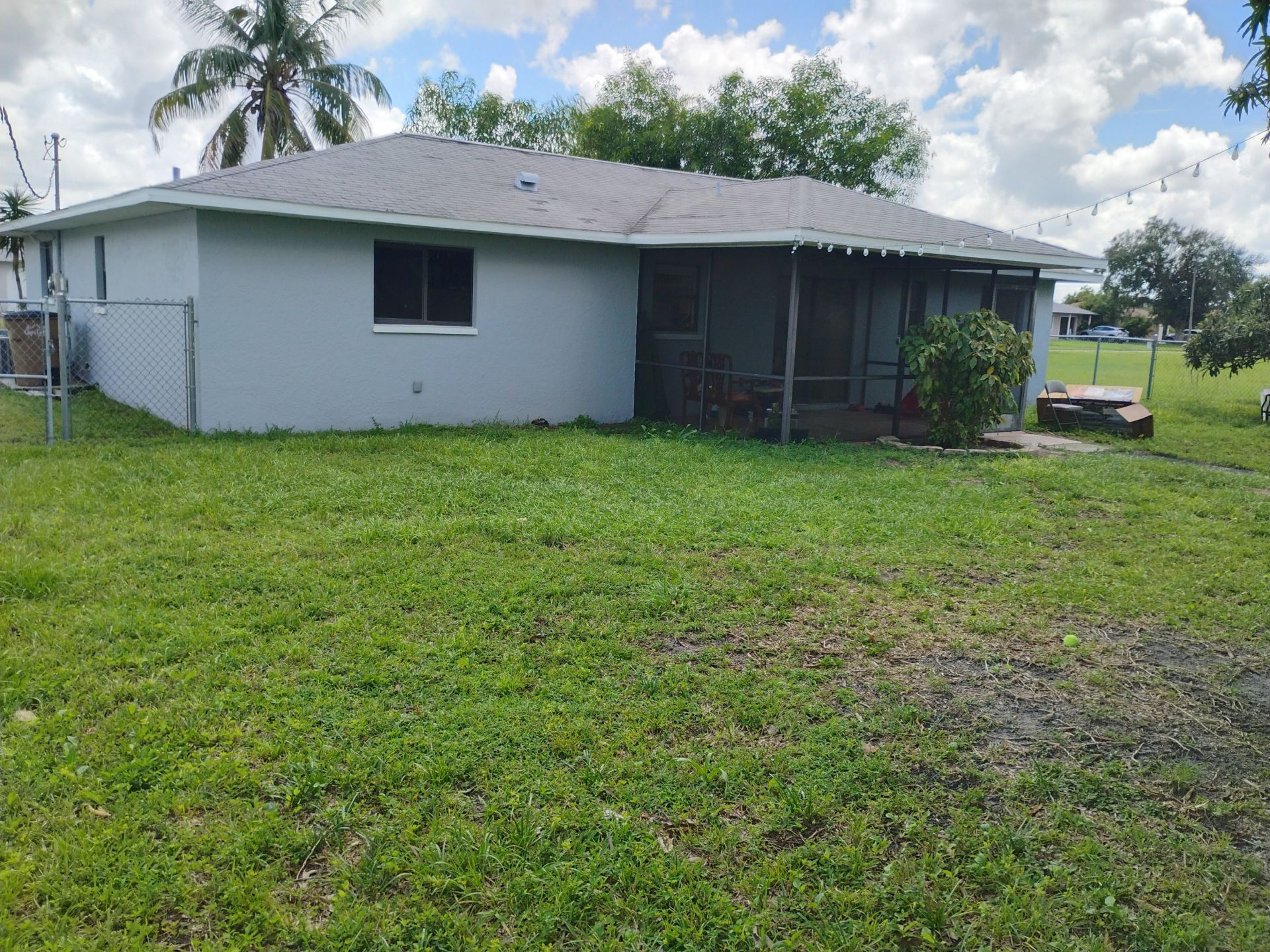 New Gutter System with Splash Guards in Cape Coral FL by Gutter Professors
