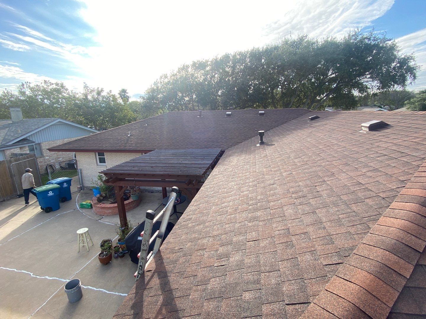 Residential Roofing Installation using GAF Natural Shadow by Lighthouse Roofing