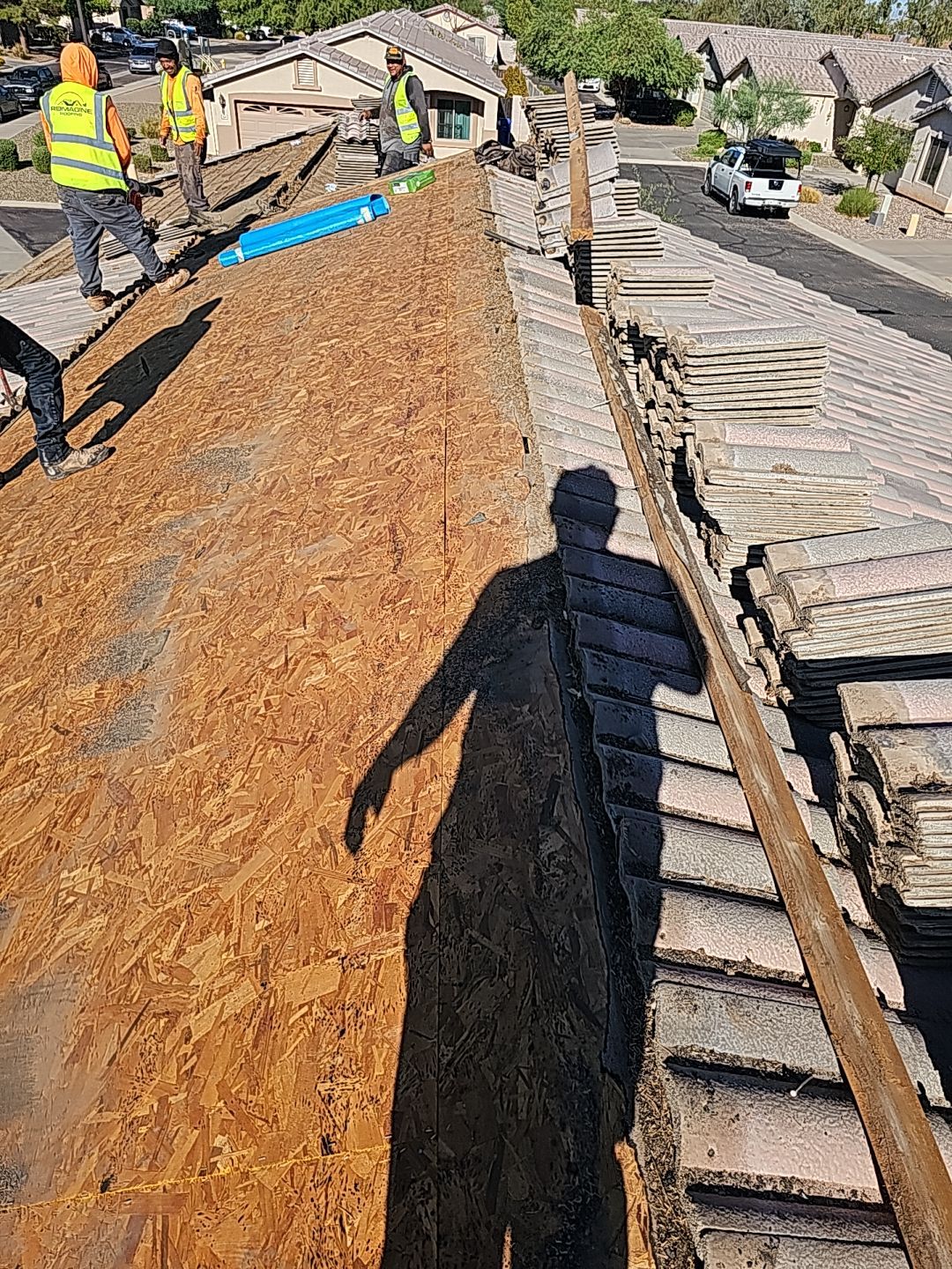 Santa Fe Blend Concrete Tile by Reimagine Roofing