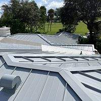 24ga 1.5" Mechanical Seam Dove Gray by Total Roofing System The Metal Roof Experts