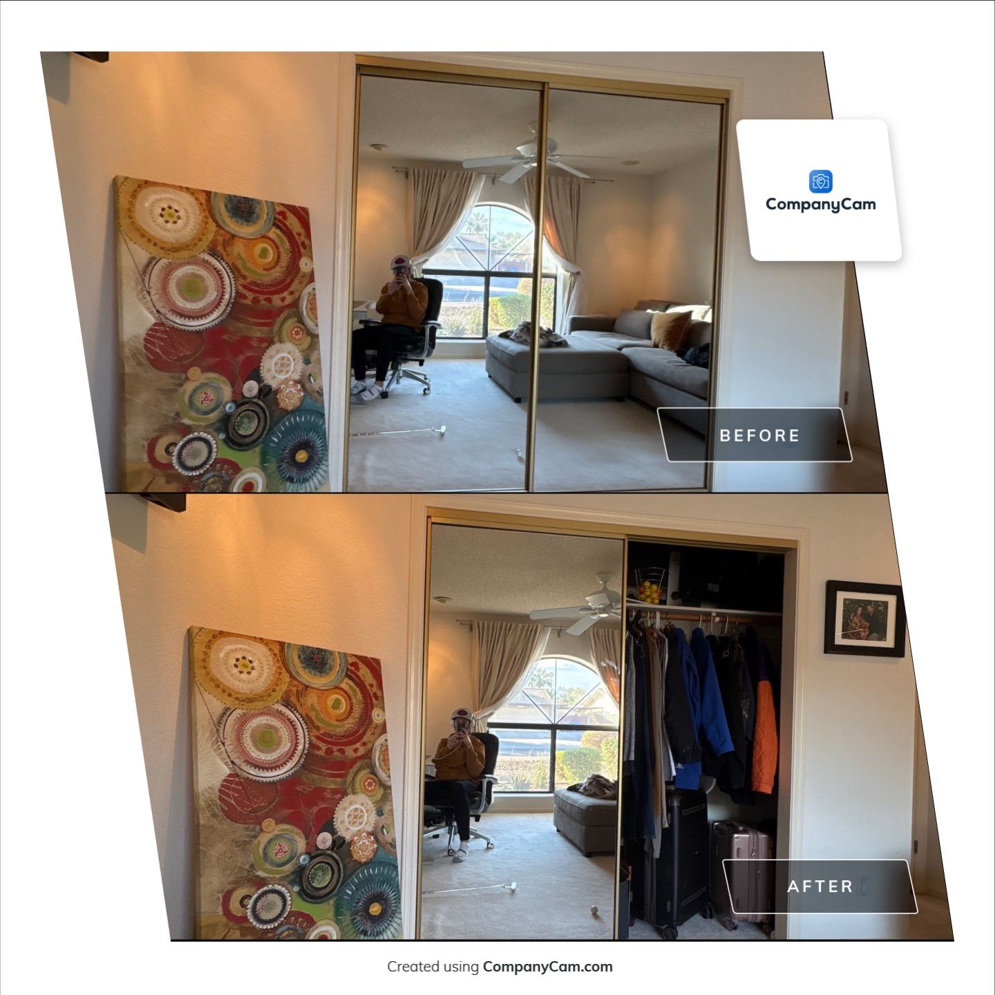 Electrical Panel Installation using Shingles by CompanyCam Sales Demo