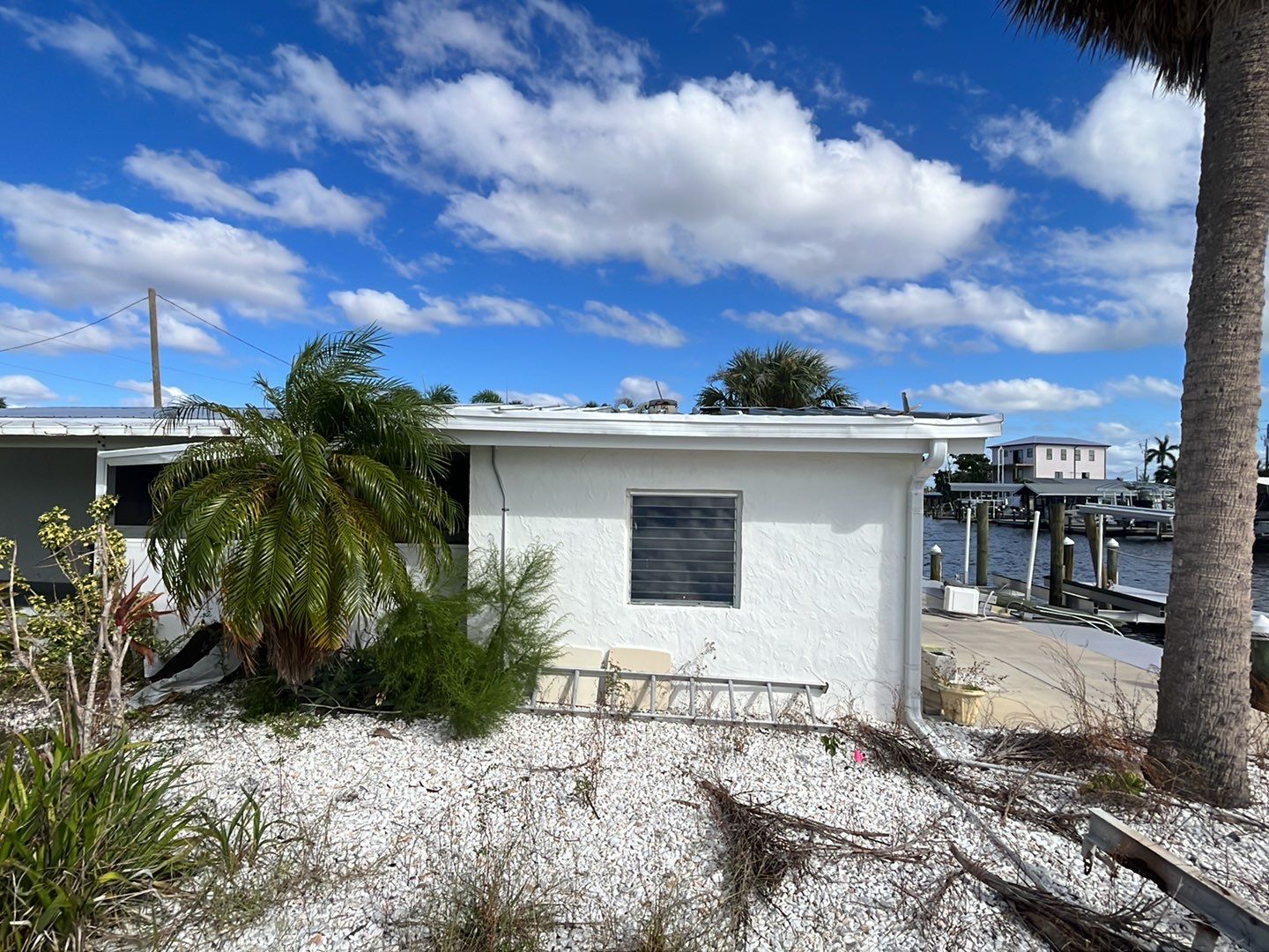 Vinyl Soffit and Fascia Refresh in St James City FL by Gutter Professors
