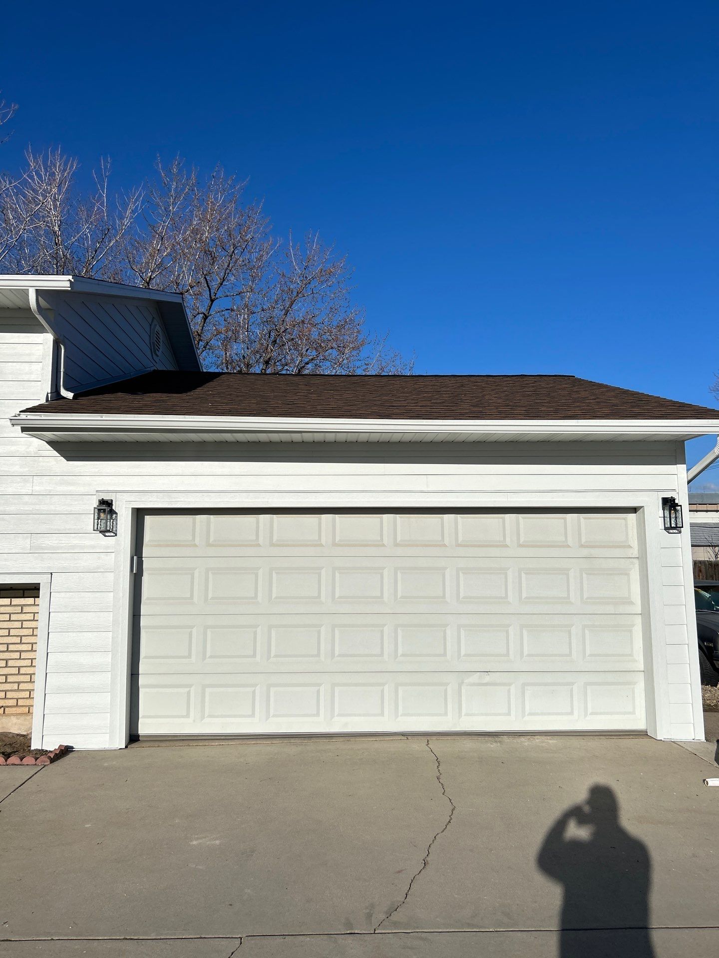 Orem | Crisp Monochromatic Hardie Upgrade | Arctic White by Ideal Siding Utah
